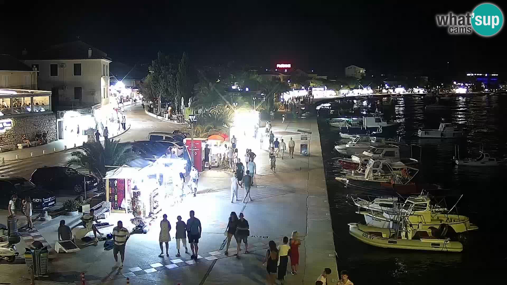 Livecam Promenade a Novalja