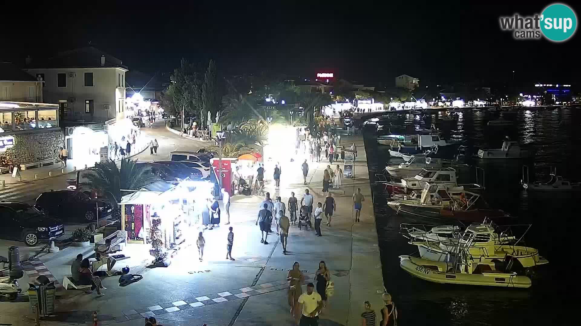 Novalja Livecam promenade