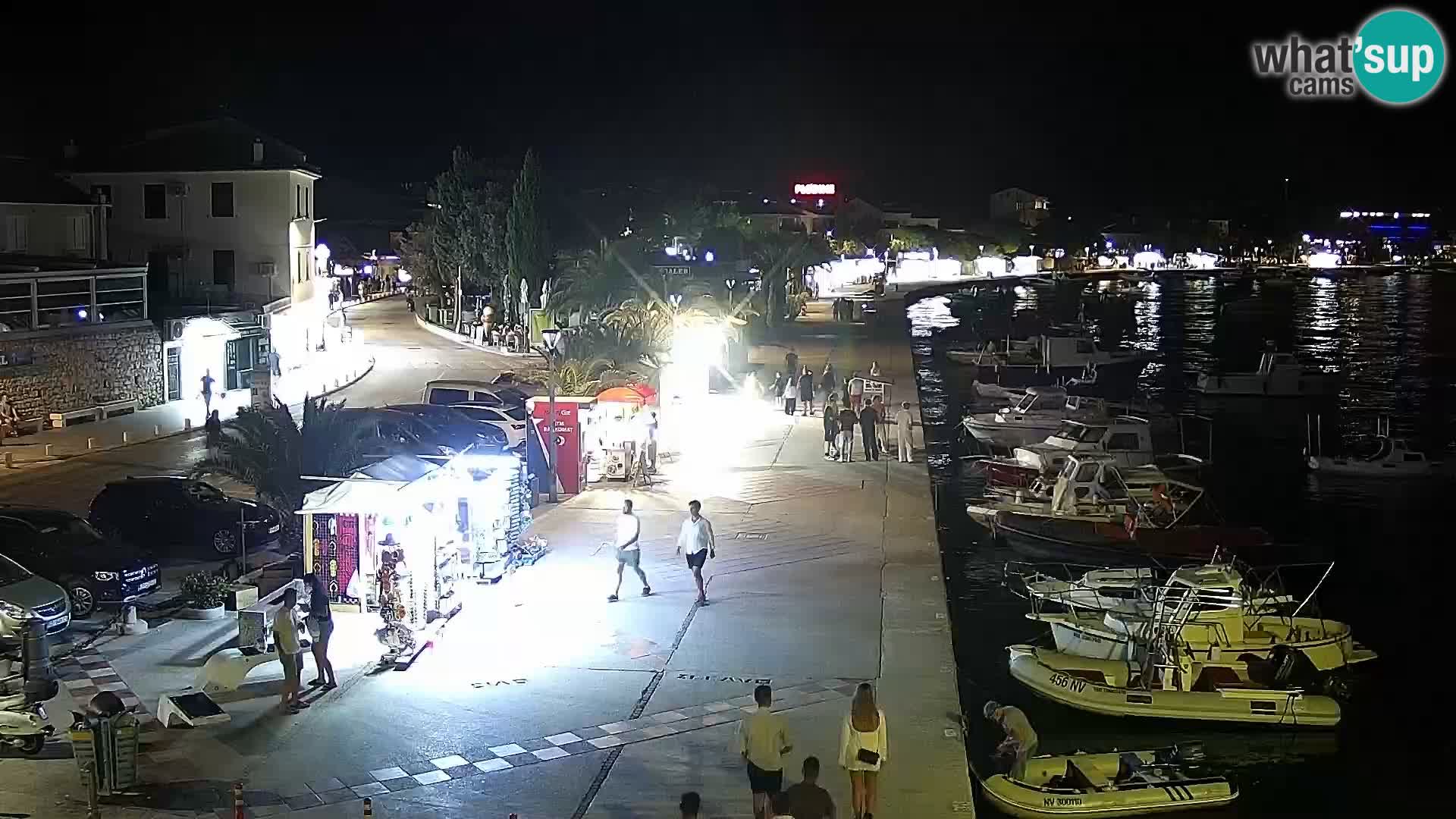 Novalja Livecam promenade