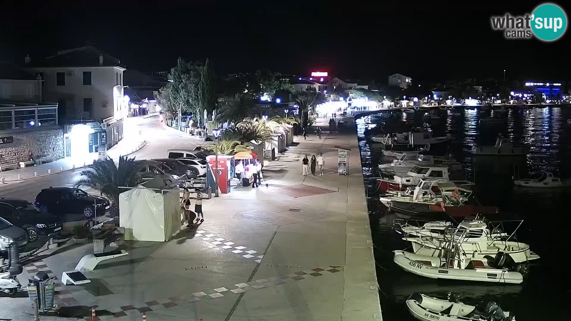 Novalja Livecam promenade
