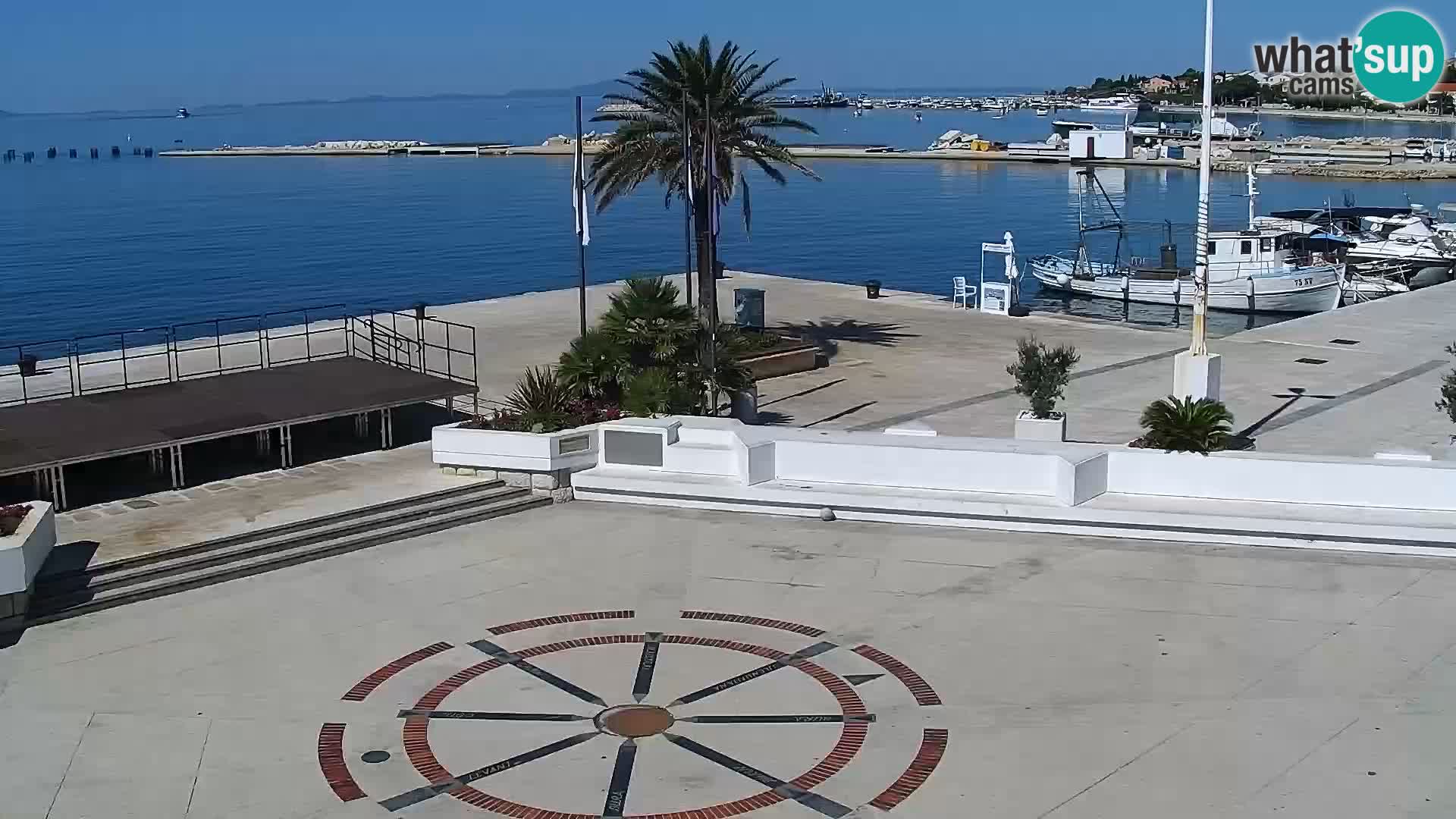 Webcam Novalja seaside promenade