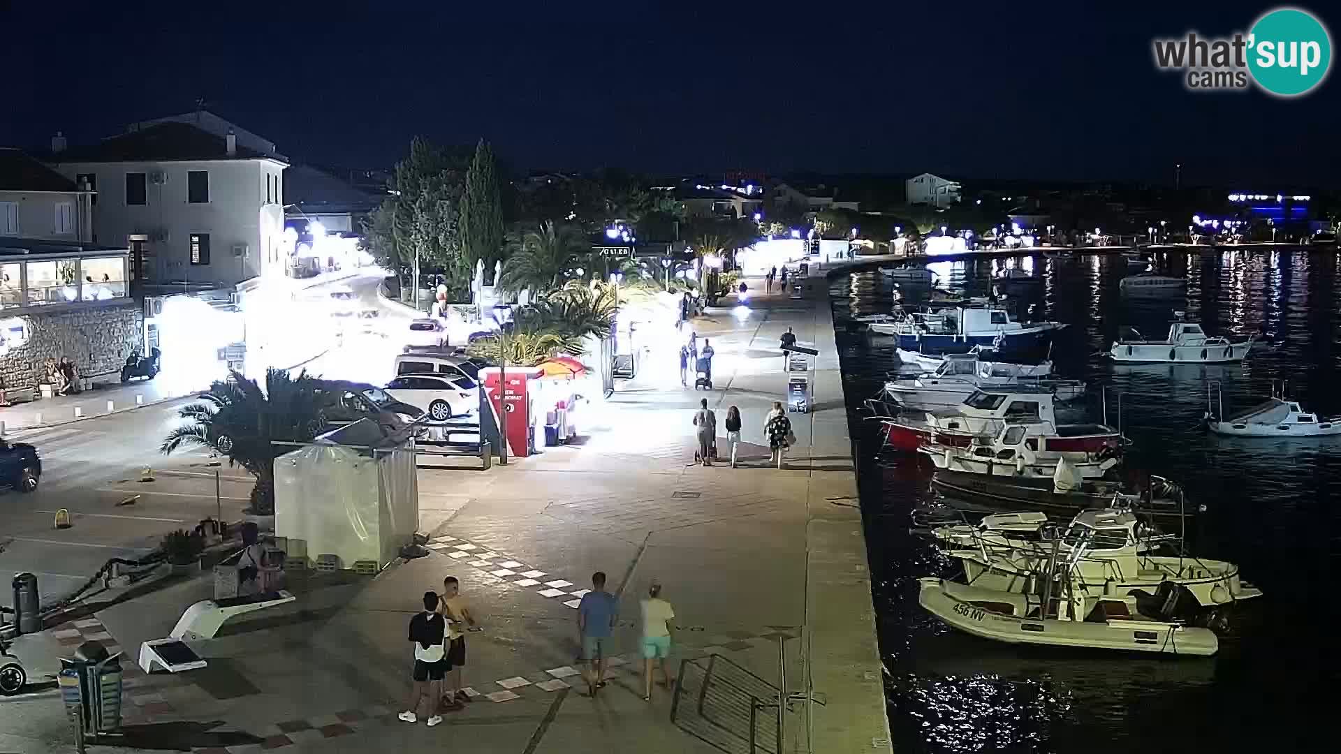 Novalja Livecam promenade