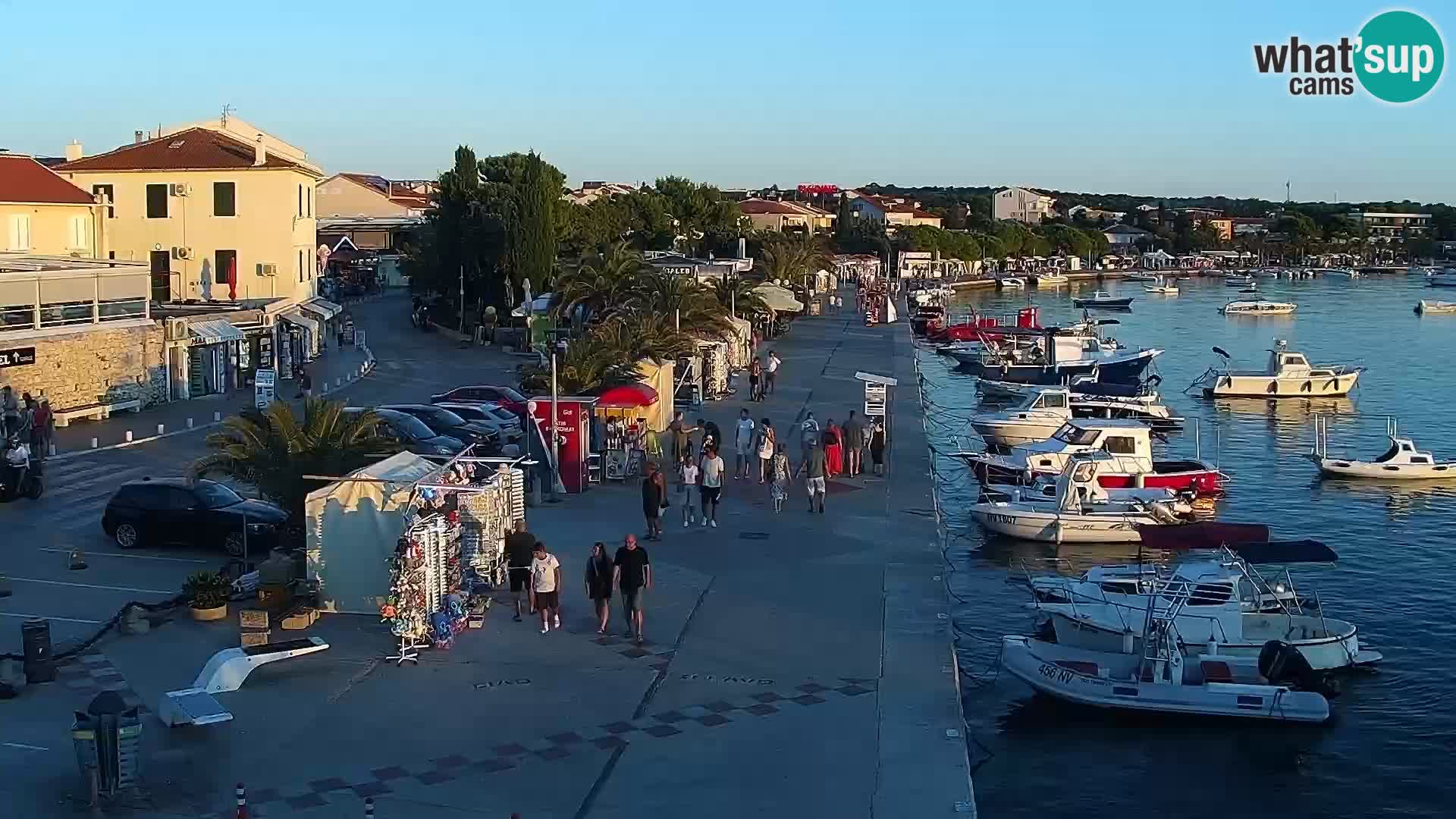 Novalja Livecam promenade
