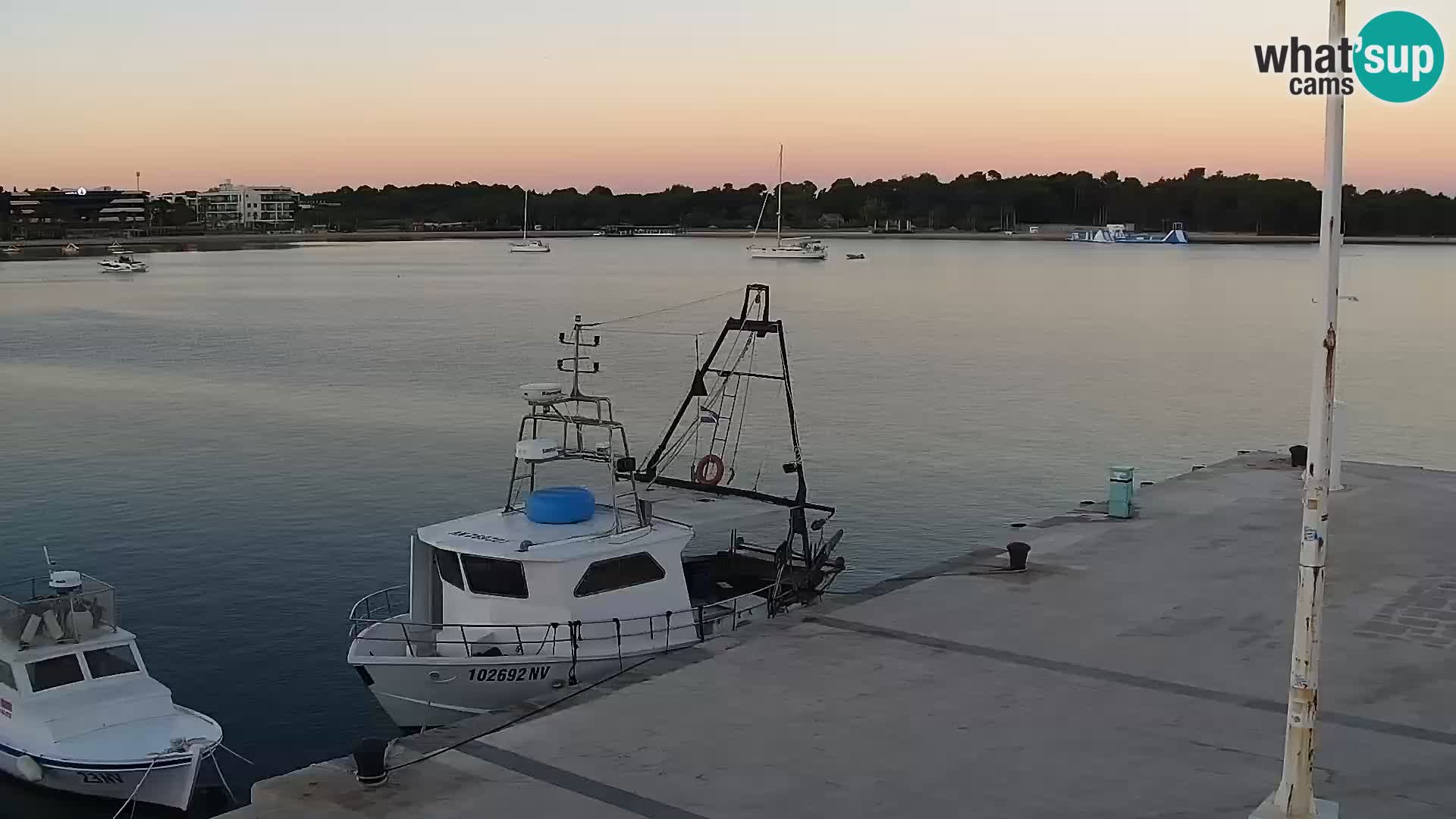 Webcam Novalja seaside promenade