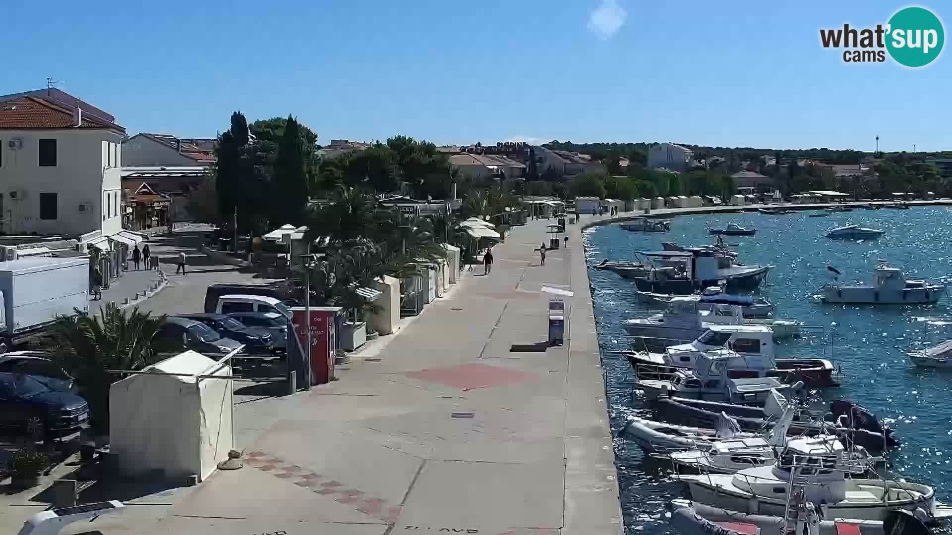 Novalja Livecam promenade