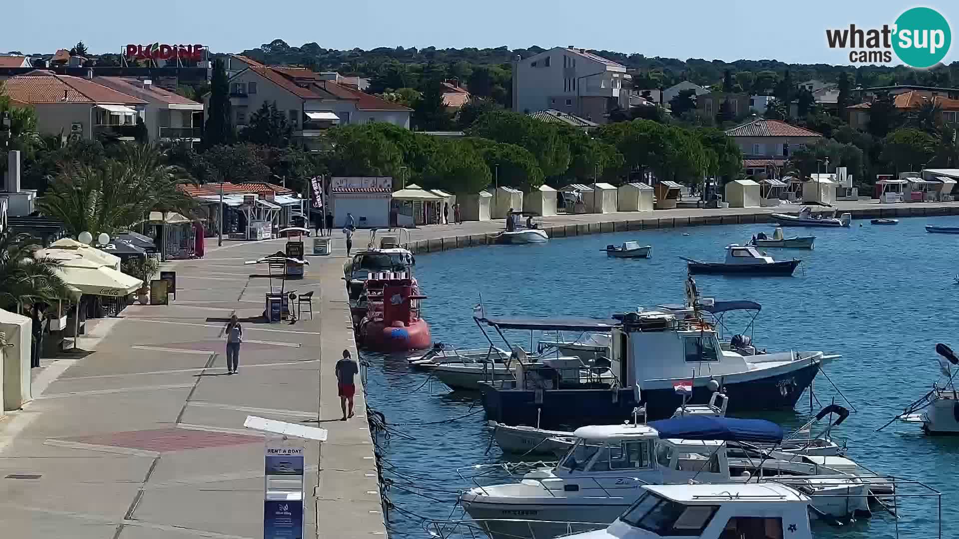 Novalja Livecam promenade