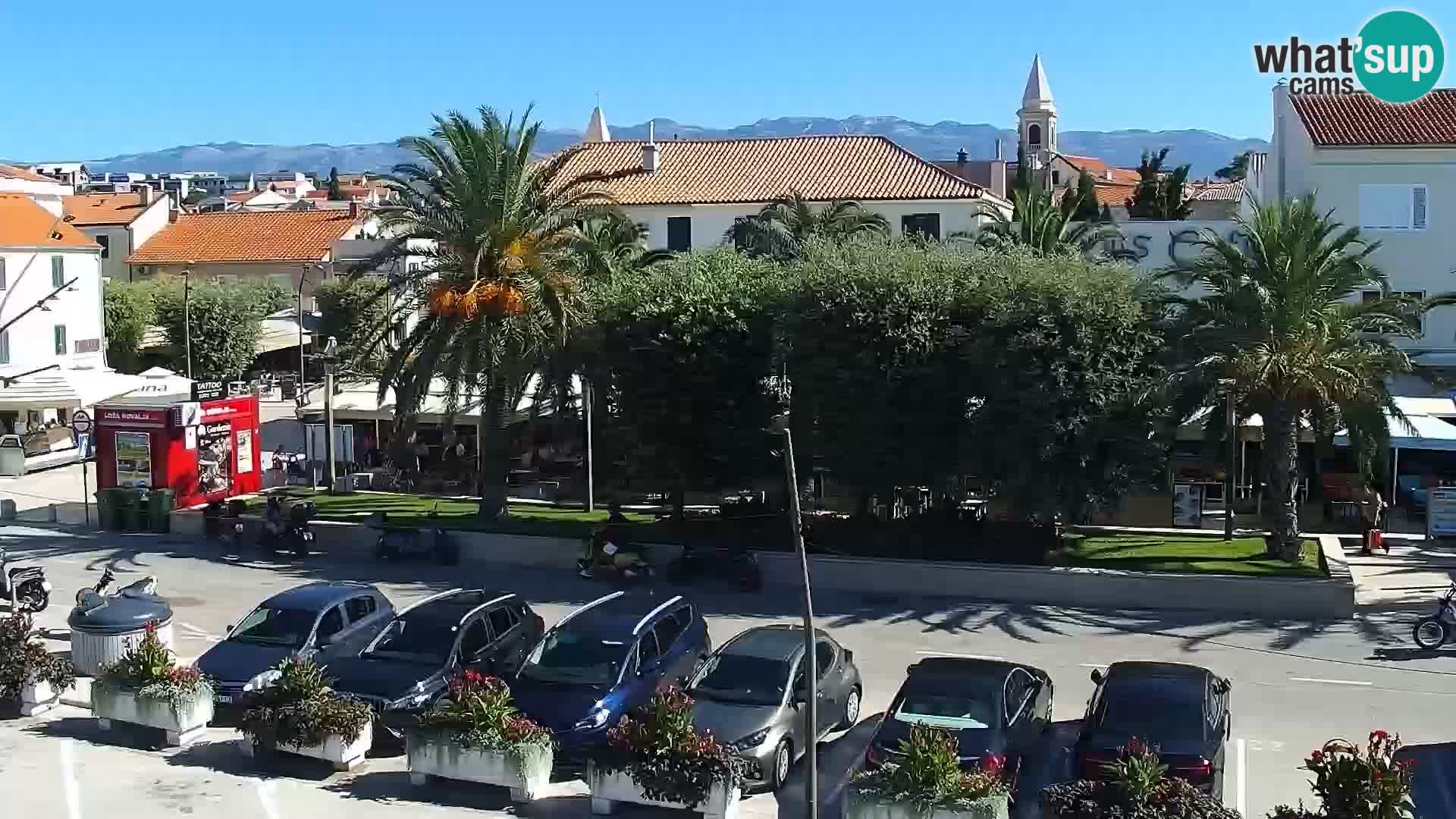 Novalja Livecam promenade
