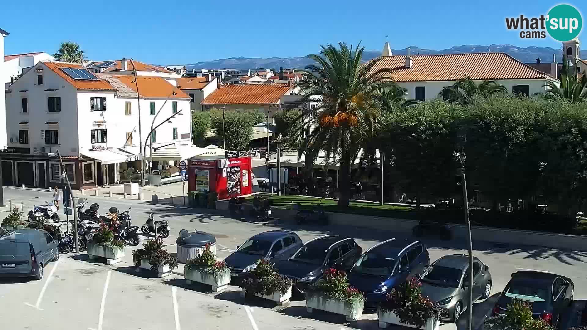 Novalja Livecam promenade