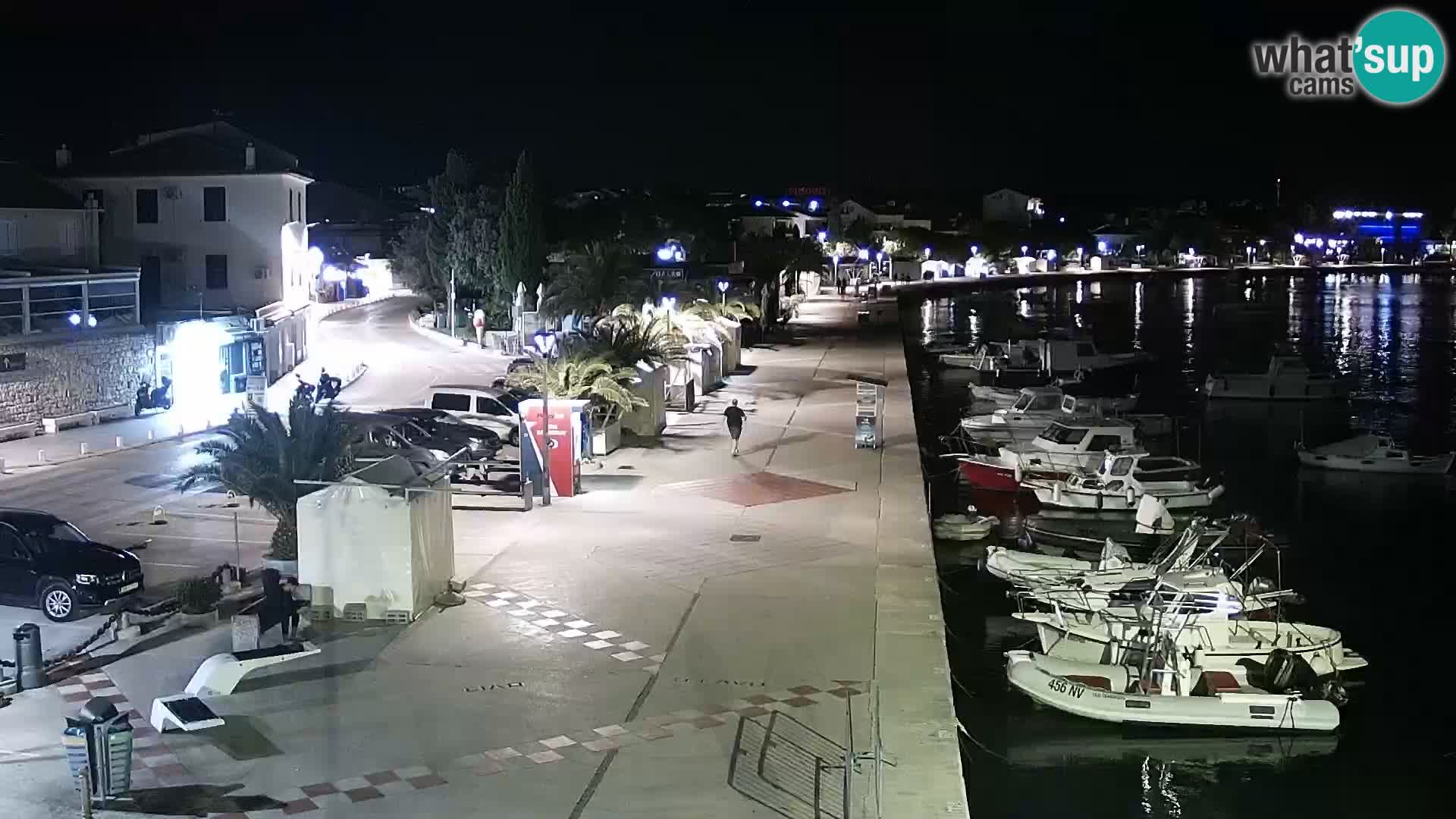 Novalja Livecam promenade