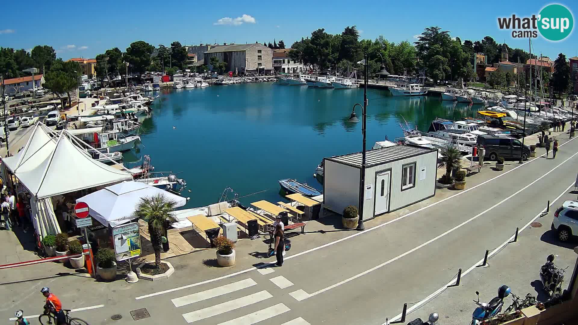 Novigrad webcam – old marina “Mandrač”