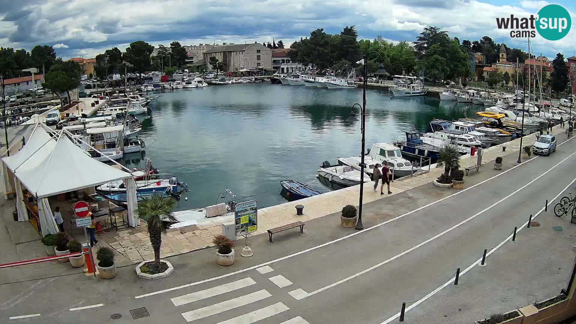Novigrad webcam – old marina “Mandrač”