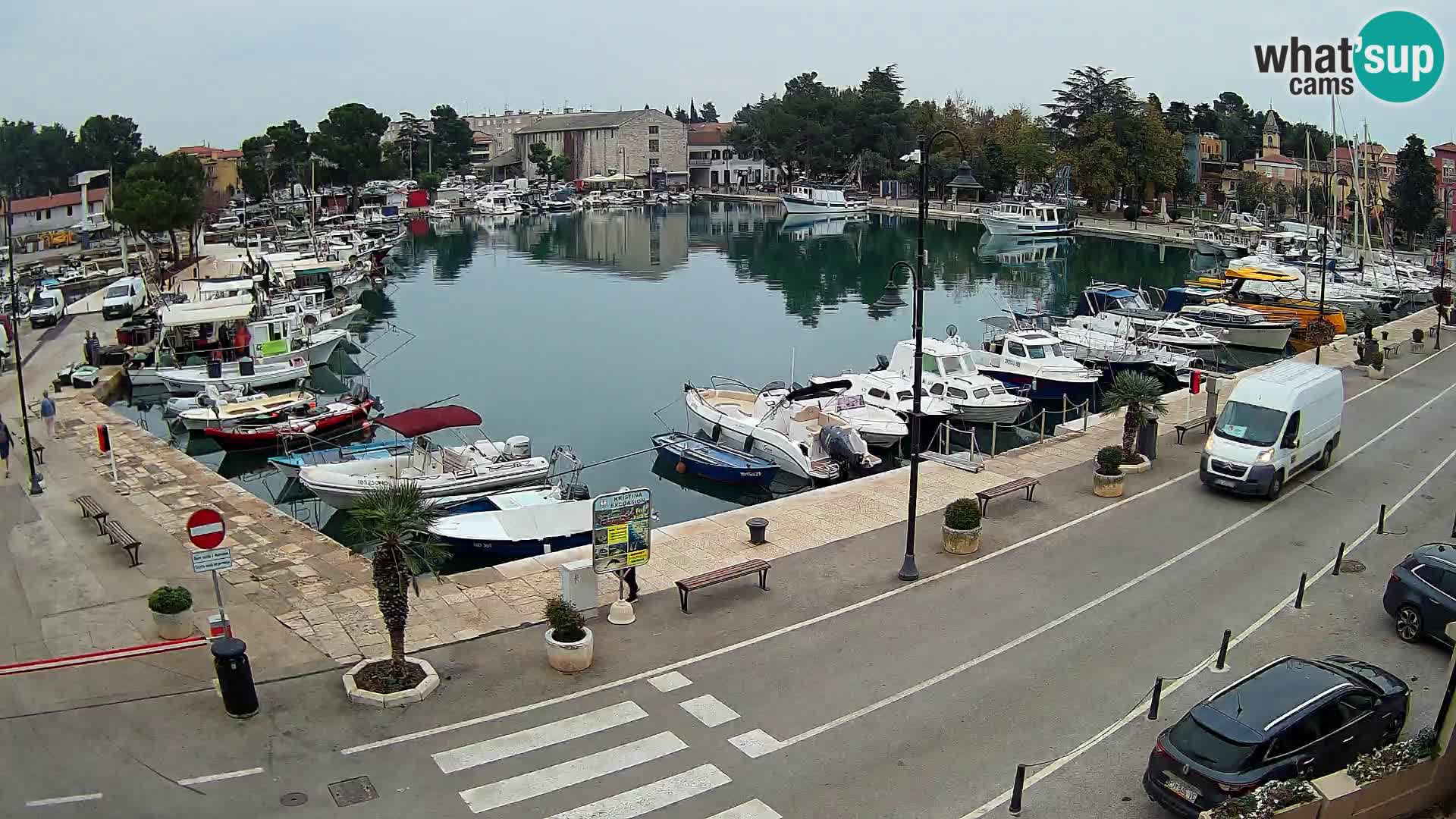 Novigrad webcam – old marina “Mandrač”