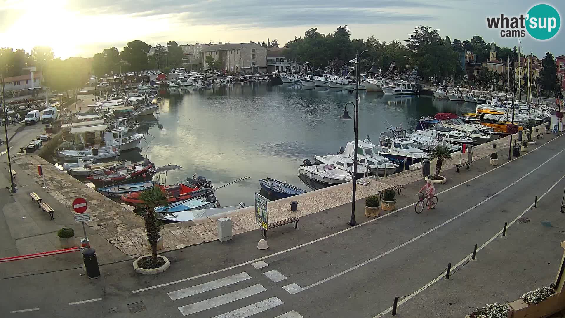 Novigrad webcam Mandrač | old marina – Istria