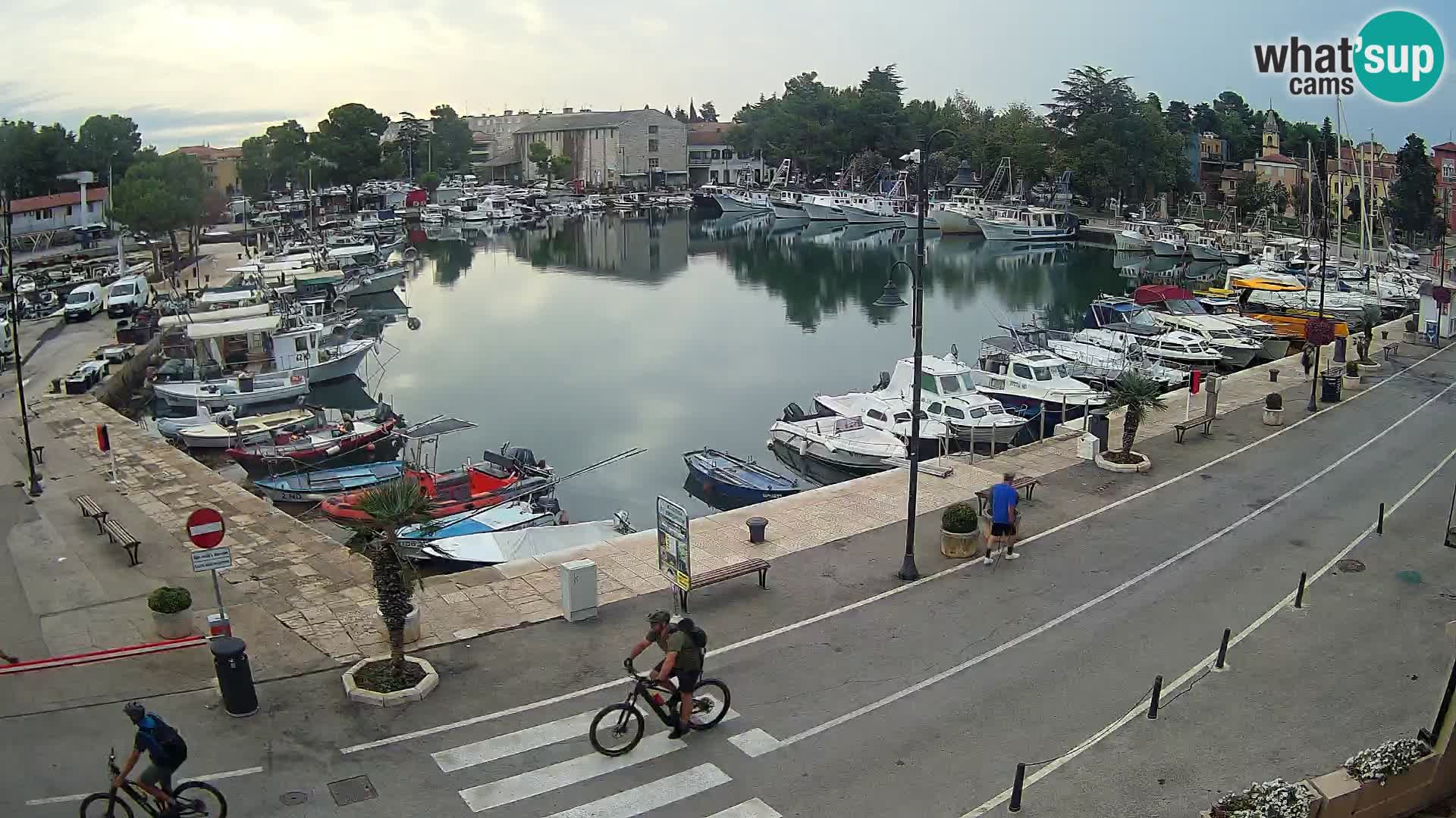 Novigrad webcam Mandrač | alten Hafen – Istrien