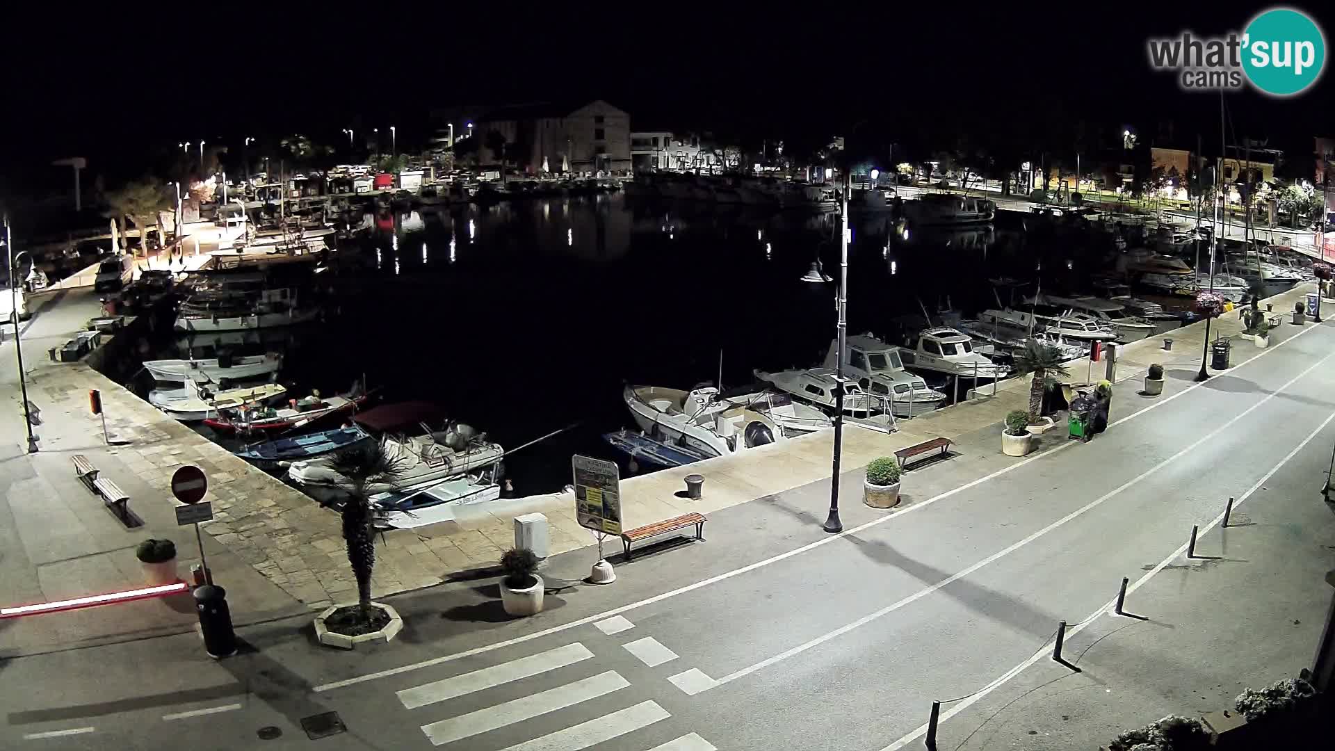 Novigrad webcam Mandrač | alten Hafen – Istrien