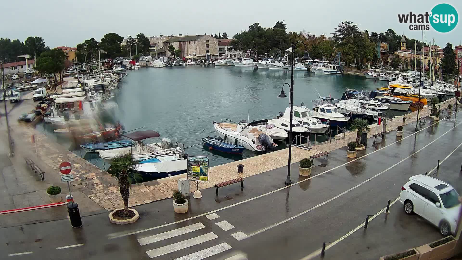 Novigrad webcam Mandrač | alten Hafen – Istrien