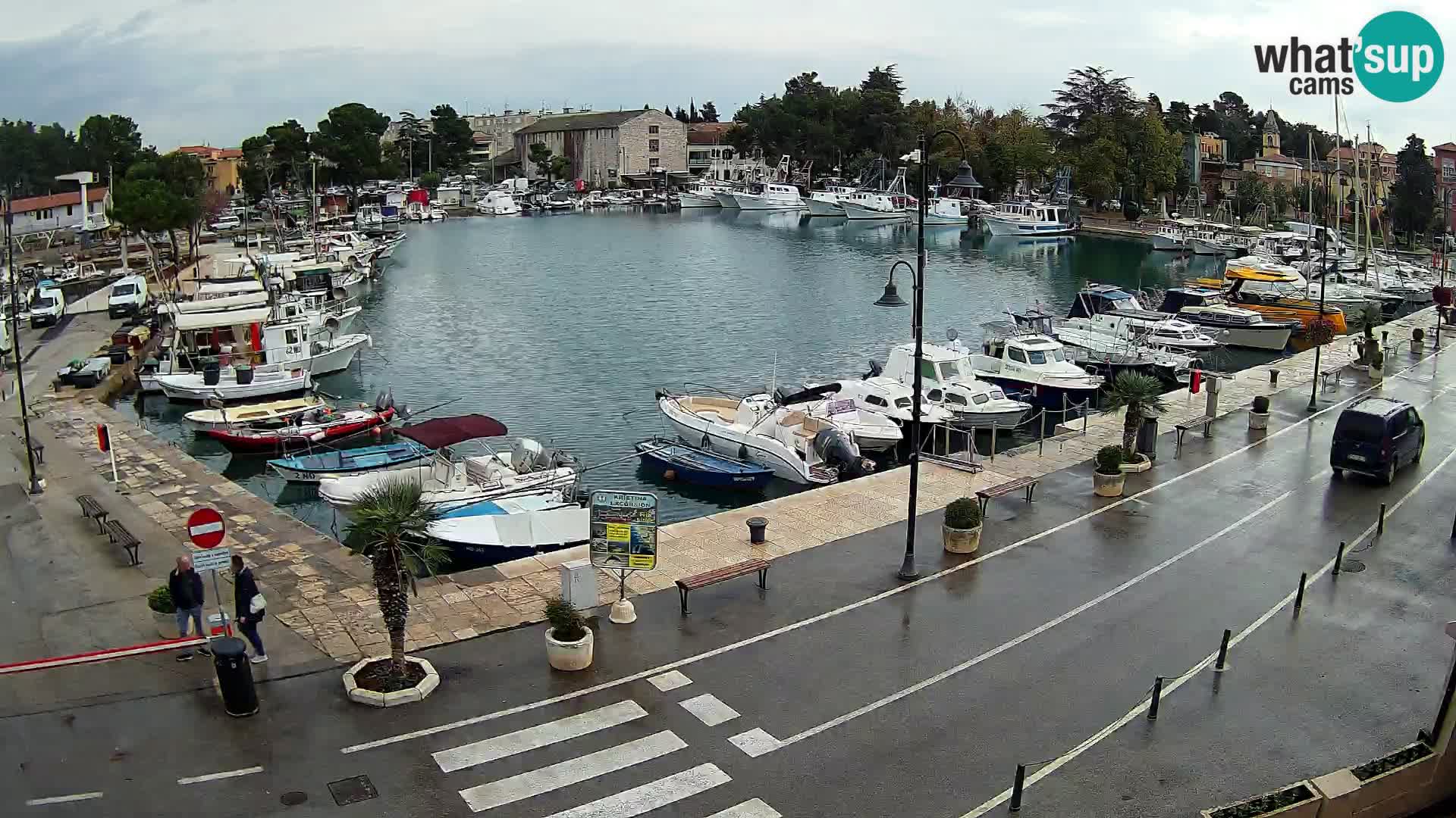 Novigrad webcam Mandrač | alten Hafen – Istrien