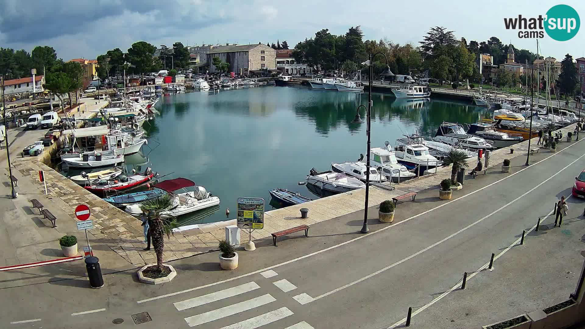 Novigrad webcam Mandrač | Cittanova in Istria – Porto vecchio