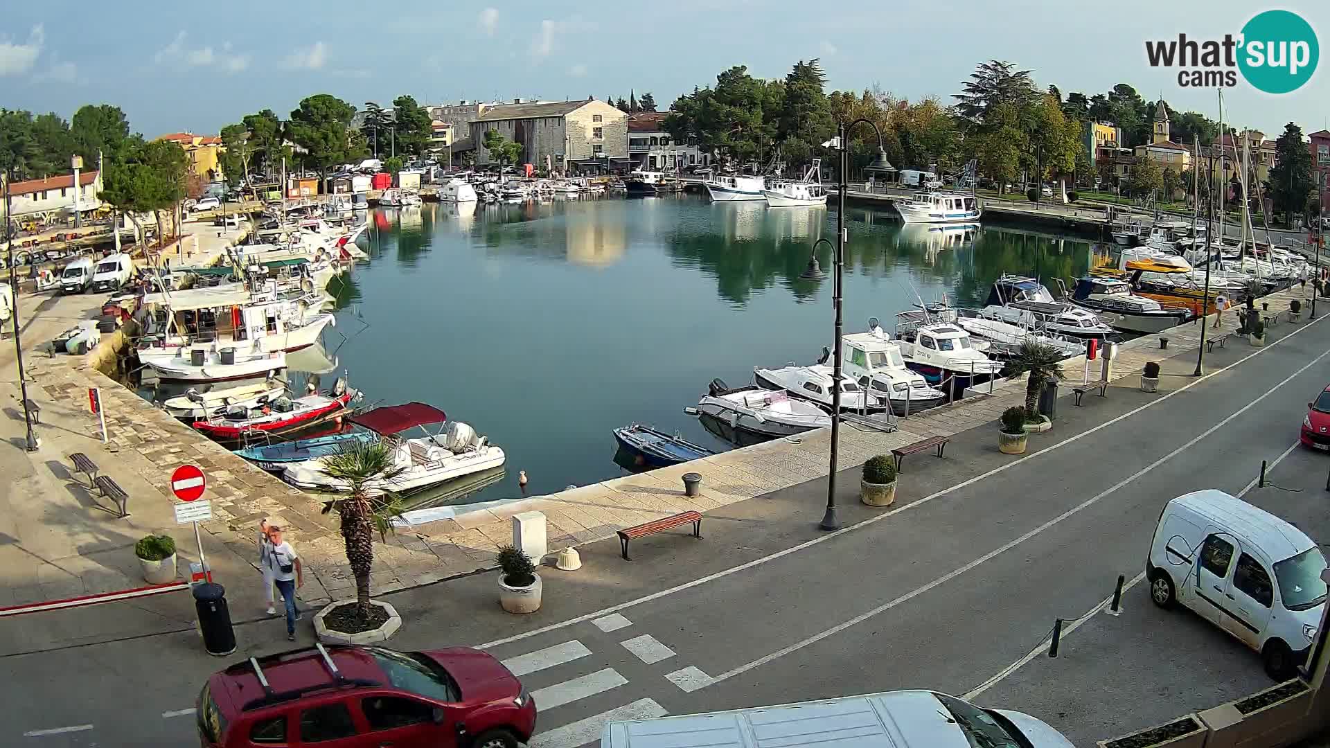 Novigrad webcam Mandrač | alten Hafen – Istrien