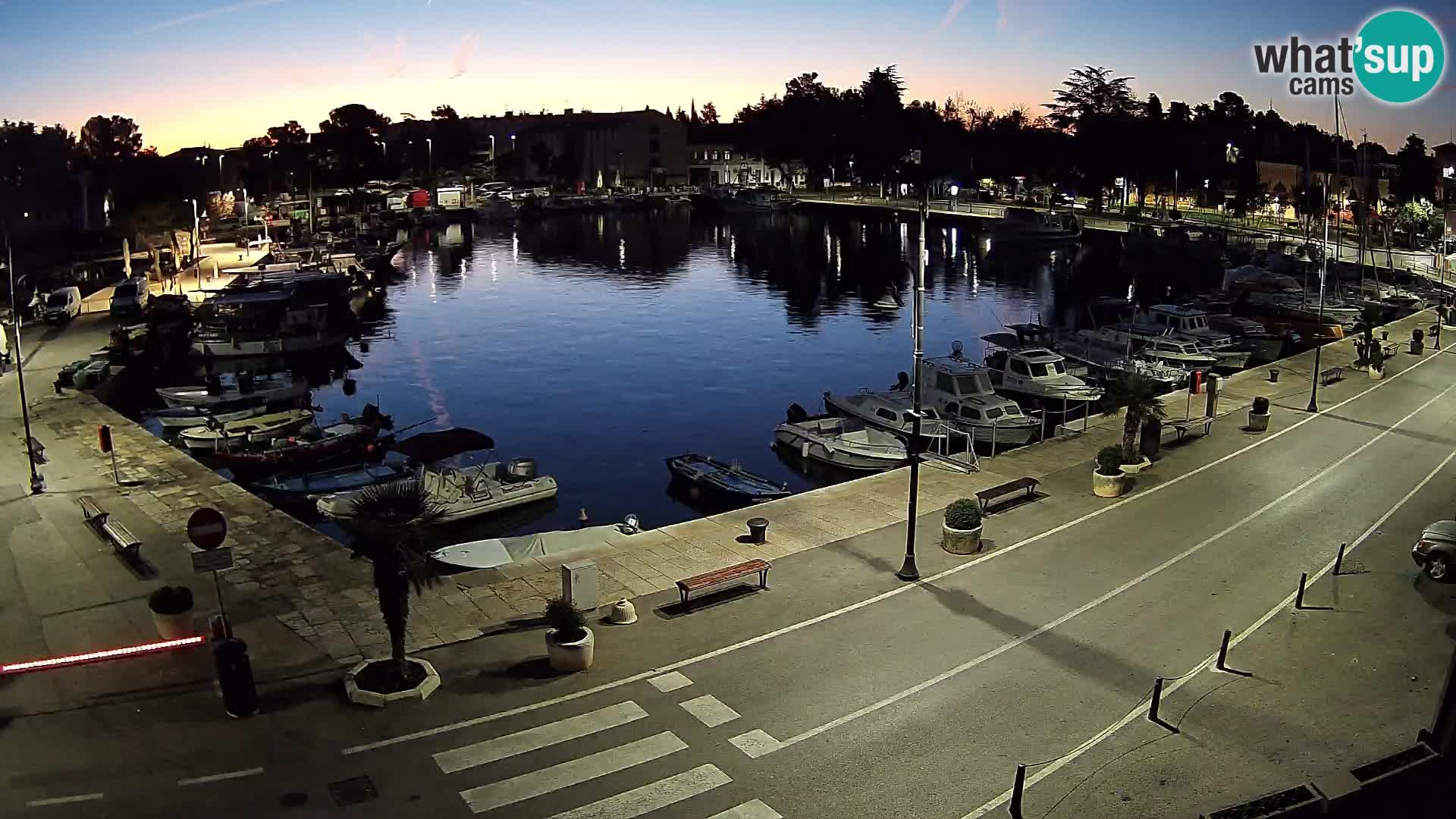 Novigrad webcam Mandrač | old marina – Istria