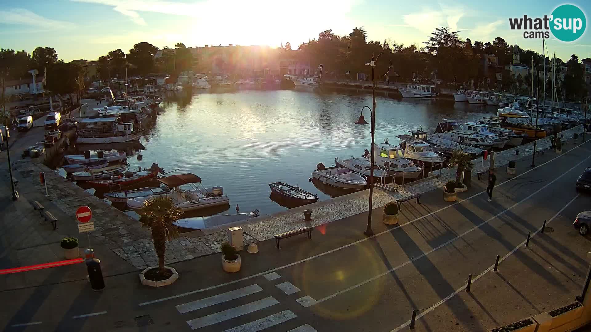 Novigrad webcam Mandrač | alten Hafen – Istrien