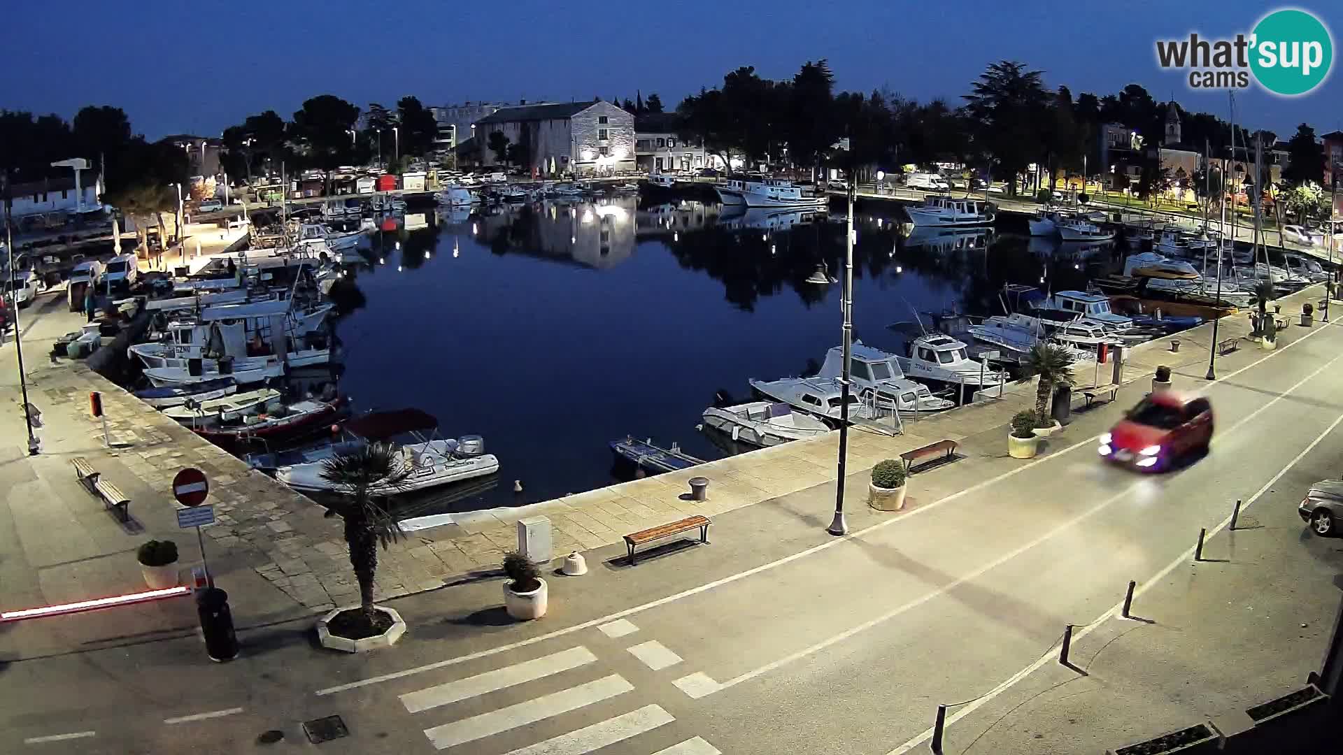 Novigrad webcam Mandrač | alten Hafen – Istrien