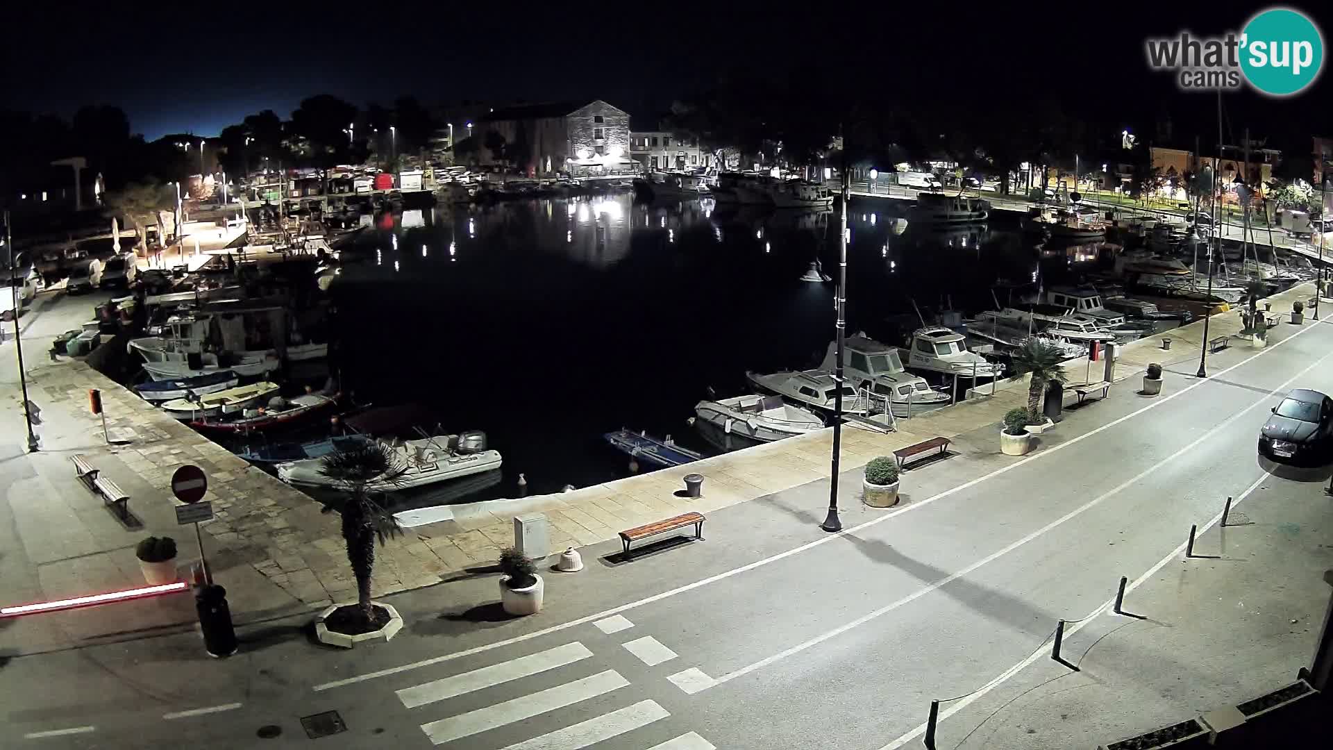 Novigrad webcam Mandrač | alten Hafen – Istrien