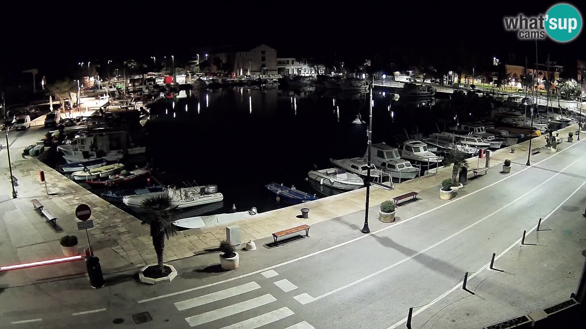 Novigrad webcam Mandrač | alten Hafen – Istrien