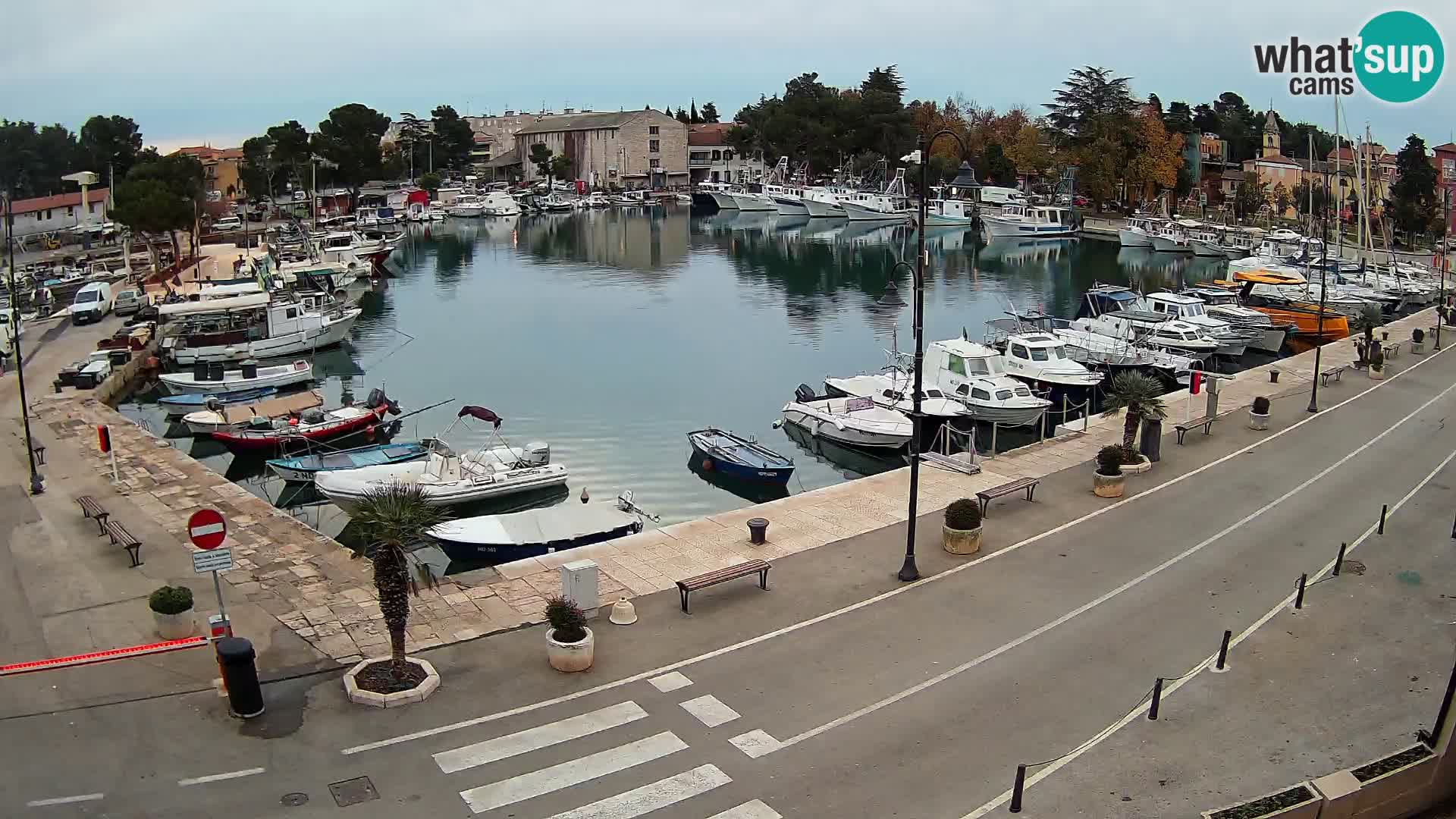 Novigrad webcam Mandrač | alten Hafen – Istrien