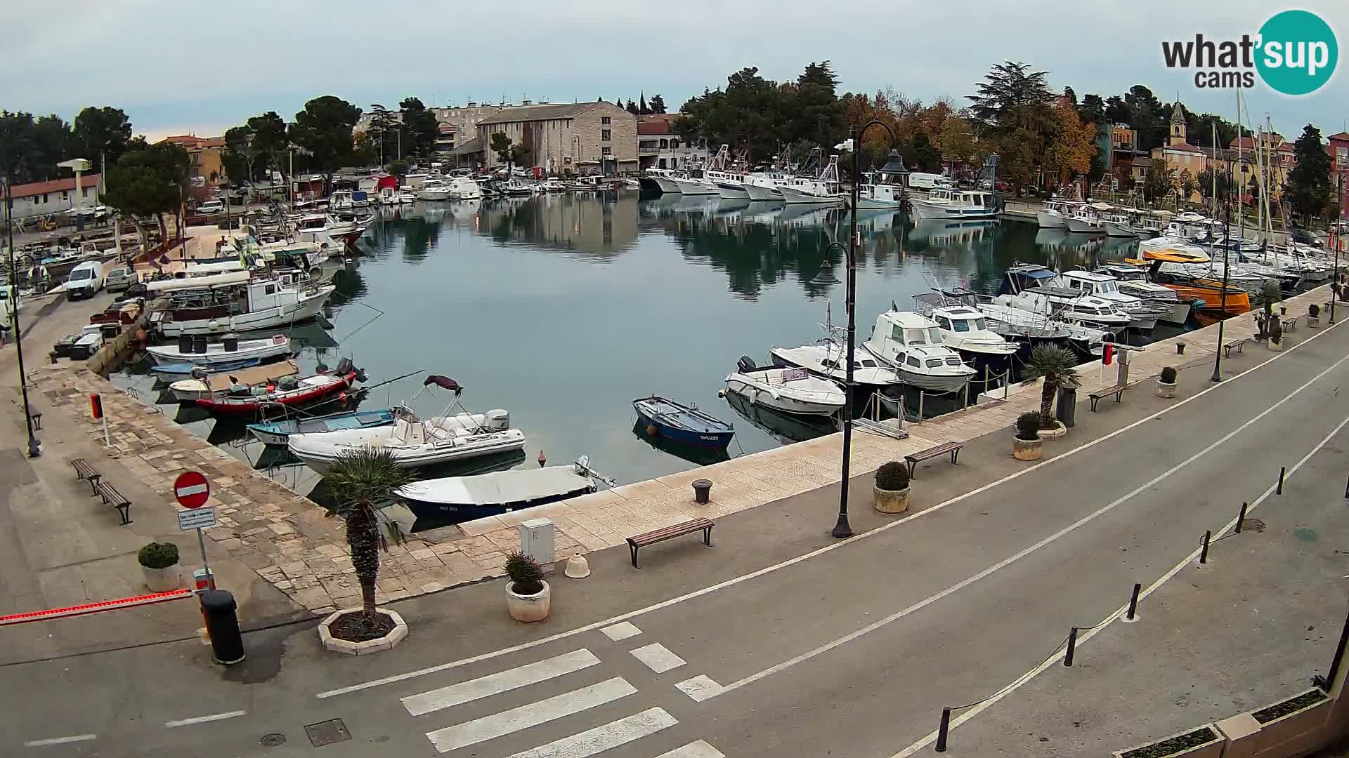 Novigrad webcam Mandrač | alten Hafen – Istrien