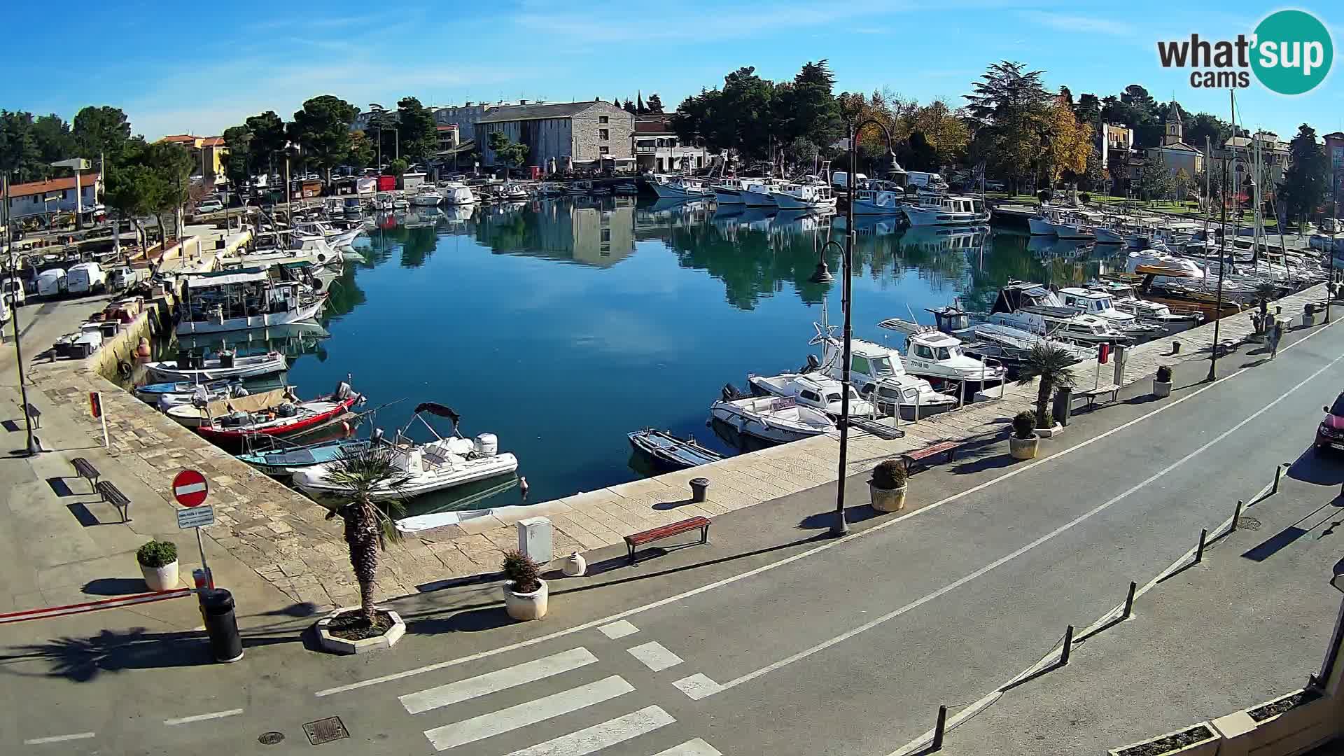 Novigrad webcam Mandrač | old marina – Istria