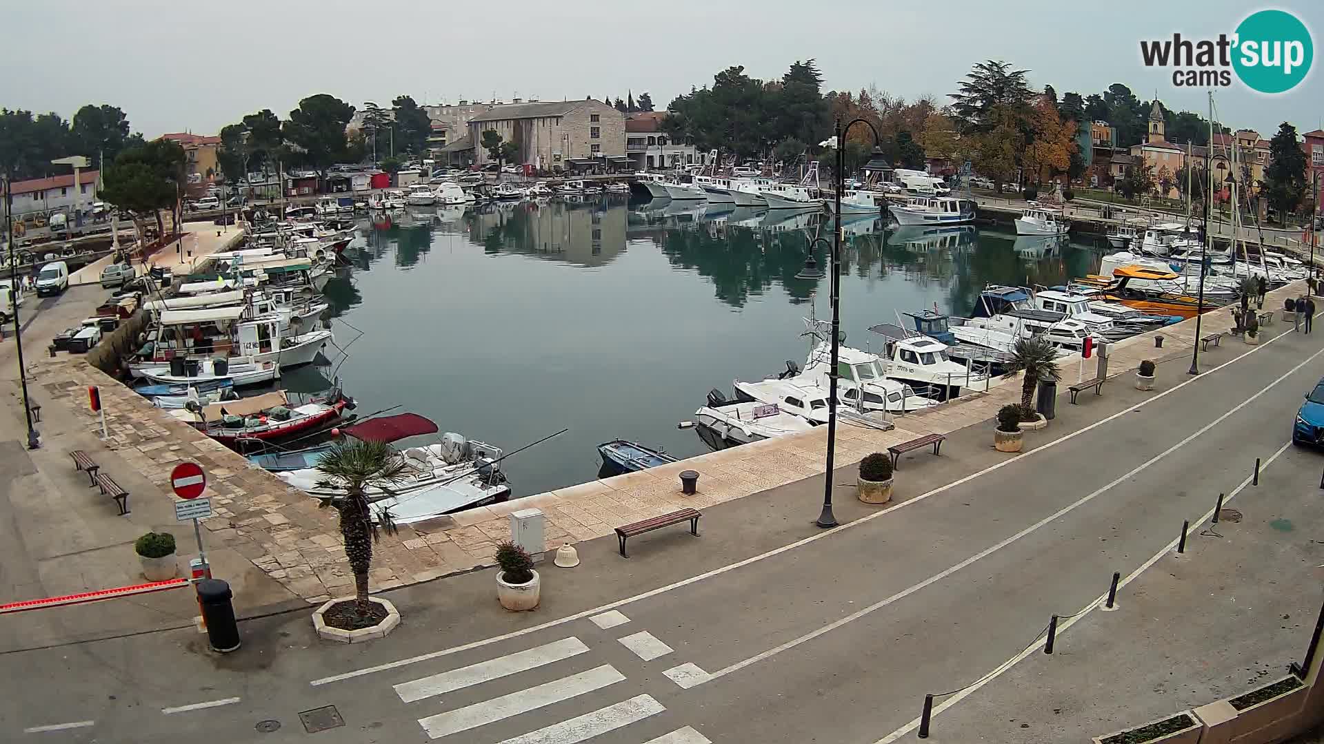 Novigrad webcam Mandrač | old marina – Istria