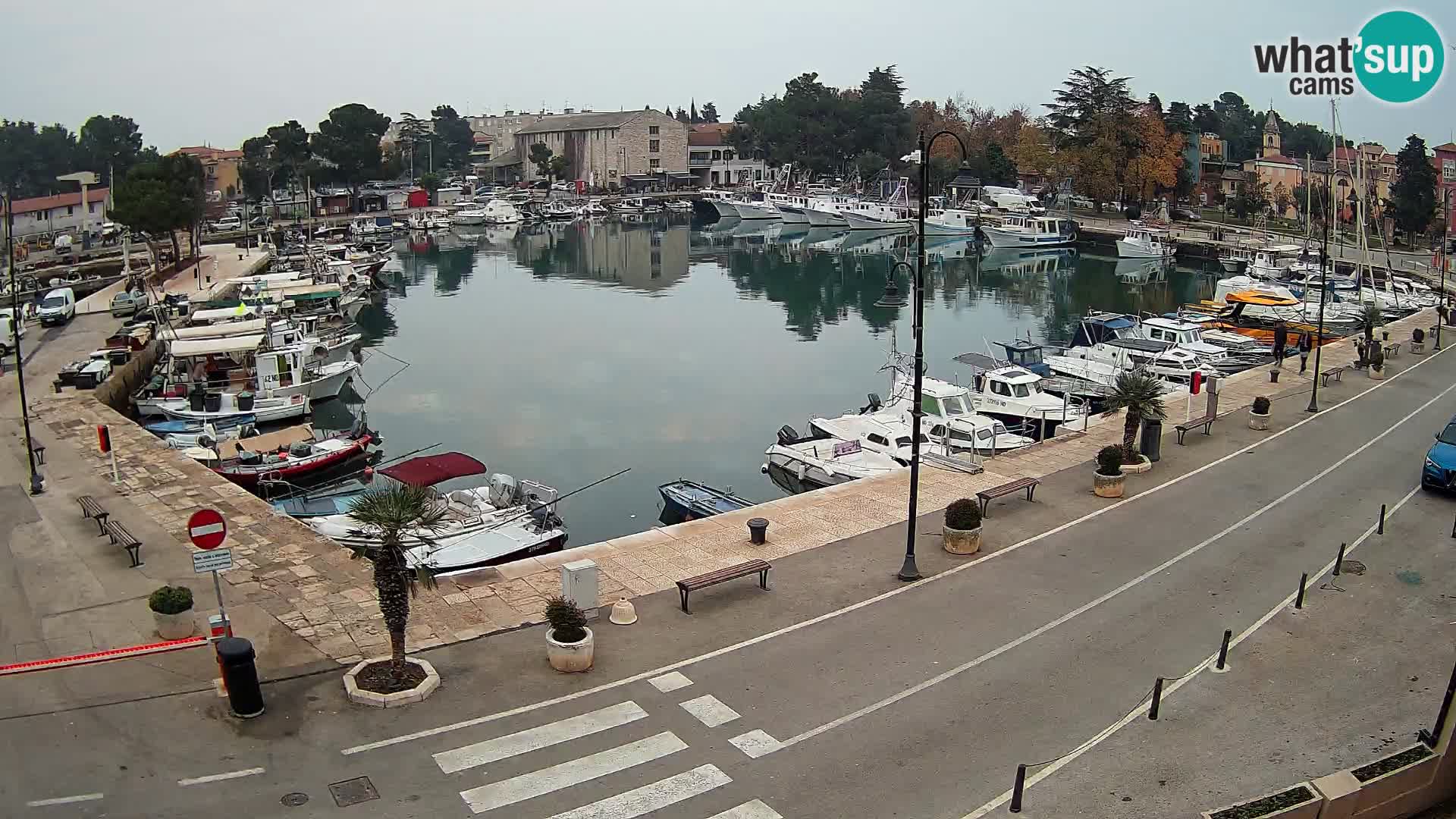 Novigrad webcam Mandrač | old marina – Istria