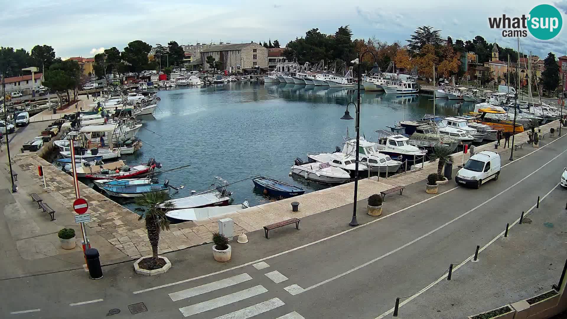 Novigrad webcam Mandrač | alten Hafen – Istrien