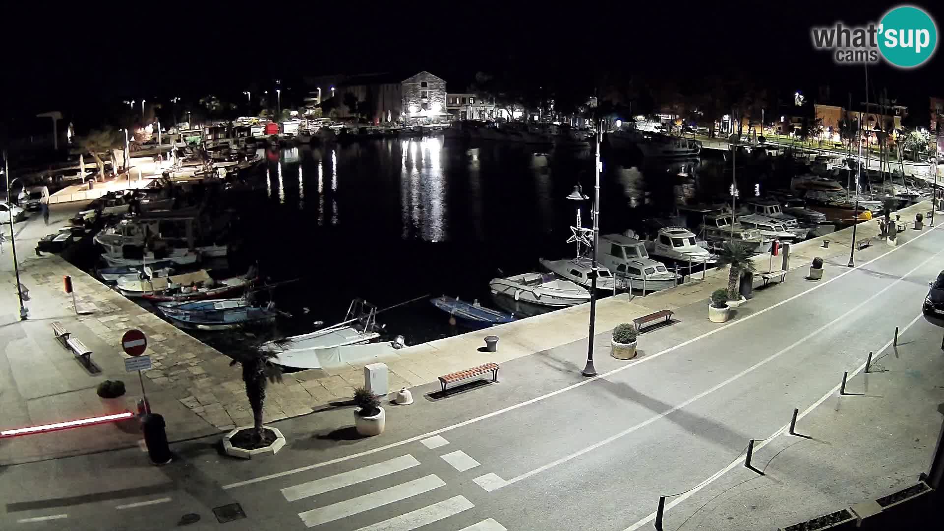 Novigrad webcam Mandrač | alten Hafen – Istrien