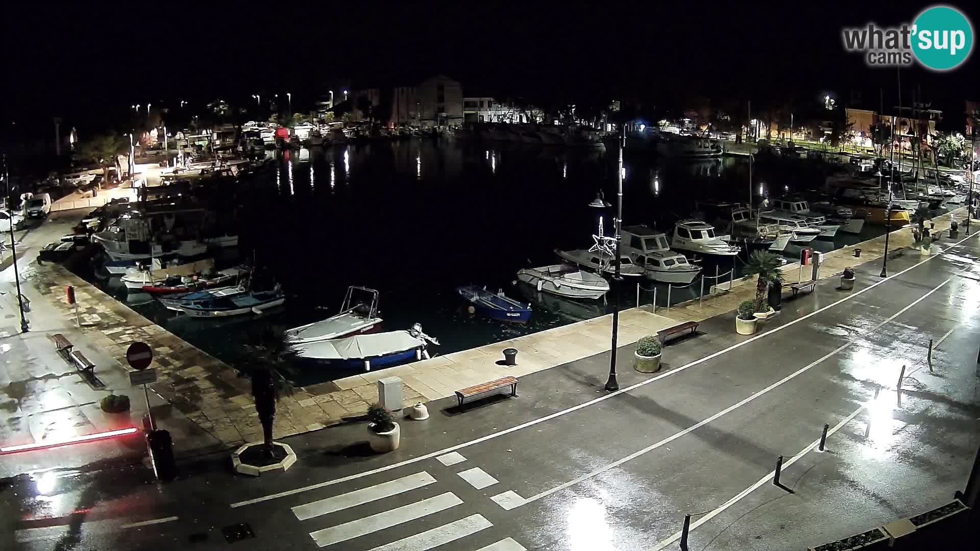 Novigrad webcam Mandrač | alten Hafen – Istrien