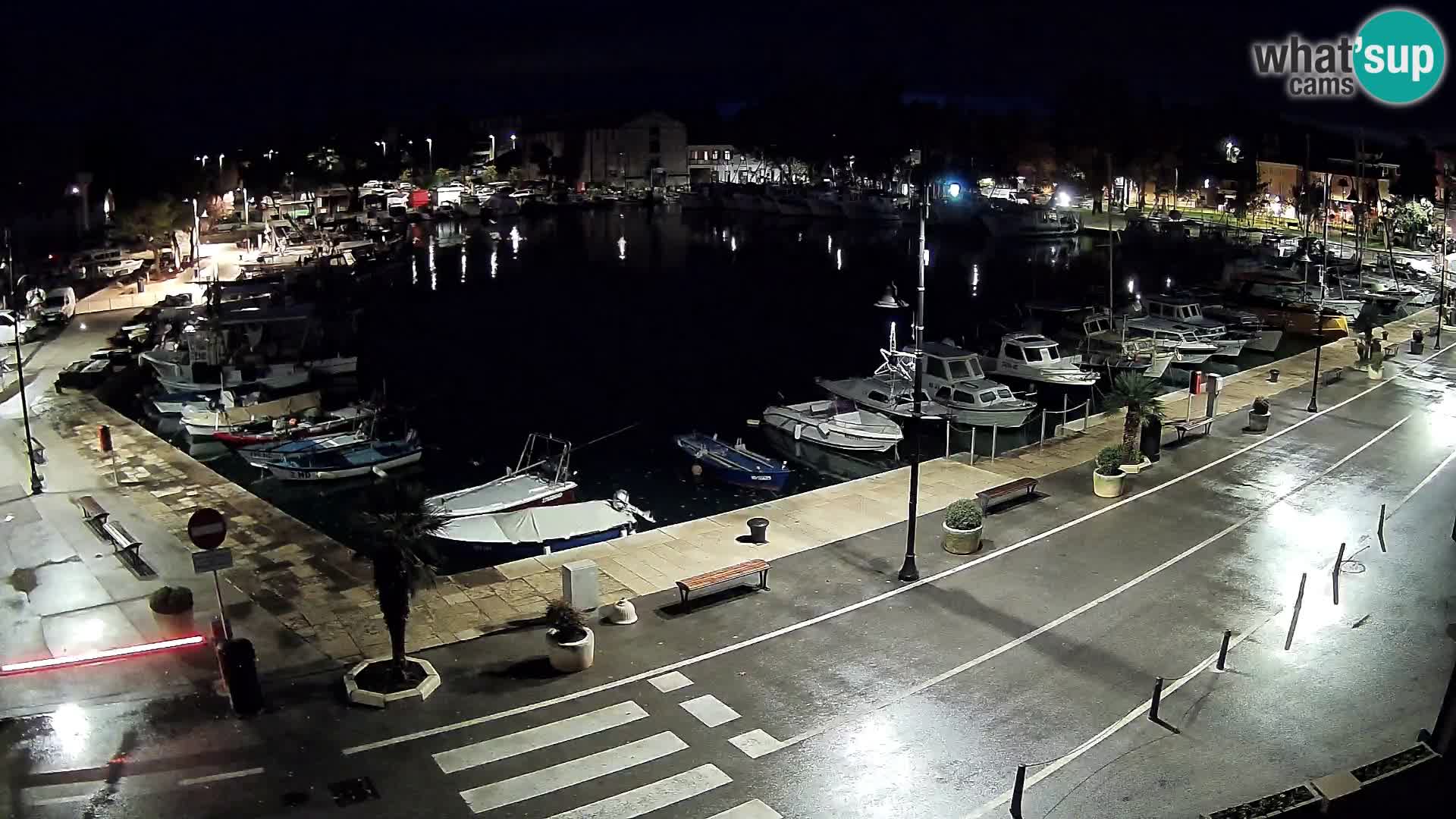 Novigrad webcam Mandrač | alten Hafen – Istrien