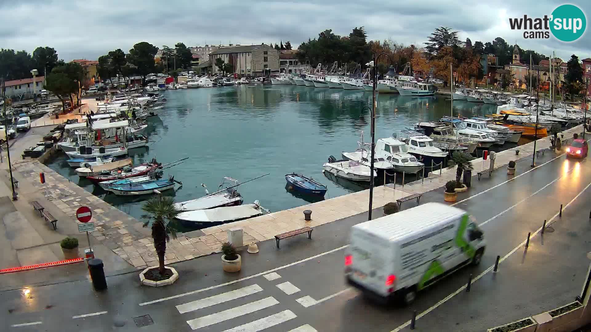 Novigrad webcam Mandrač | alten Hafen – Istrien