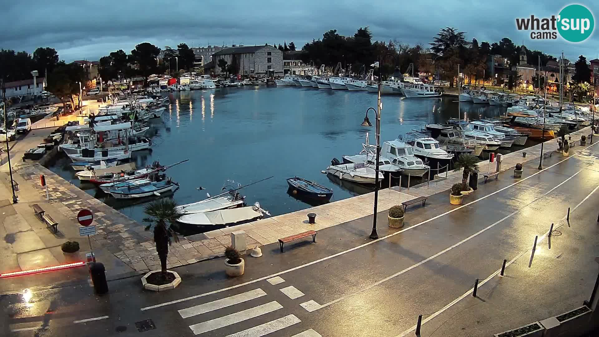 Novigrad webcam Mandrač | Cittanova in Istria – Porto vecchio