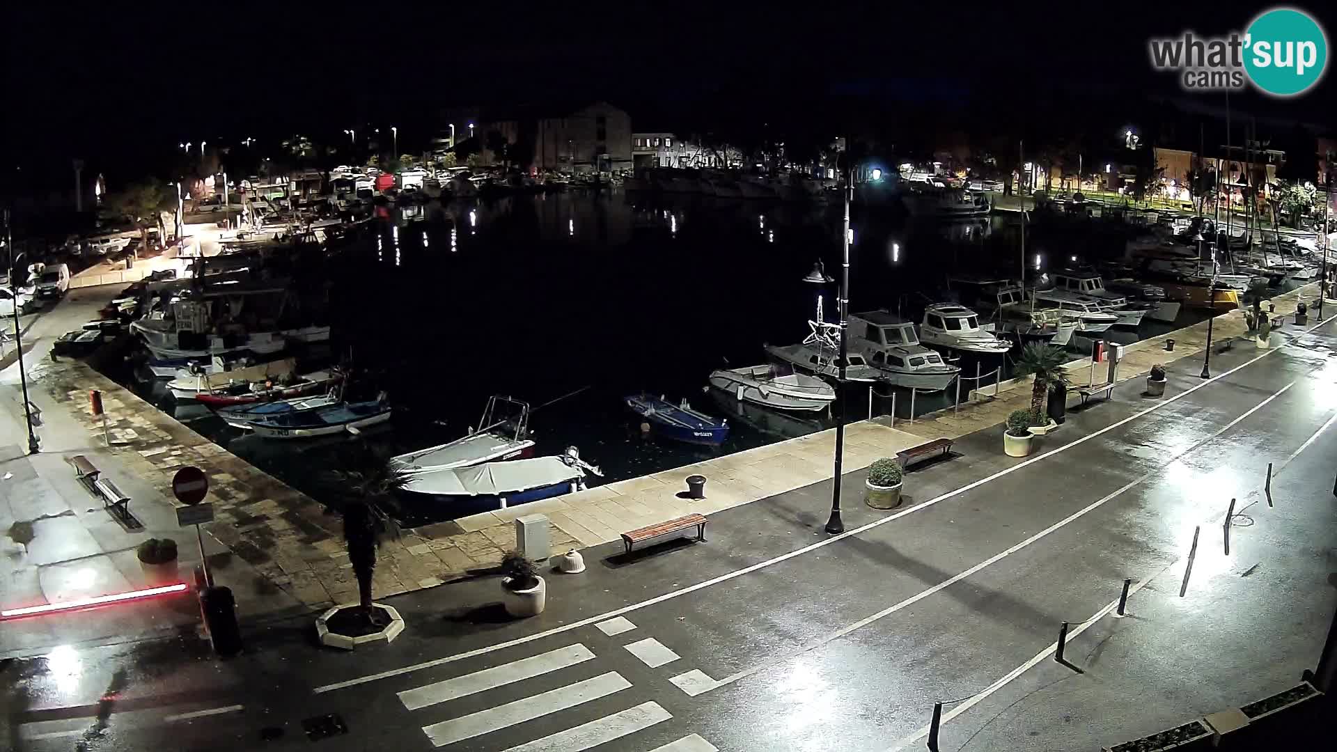 Novigrad webcam Mandrač | alten Hafen – Istrien