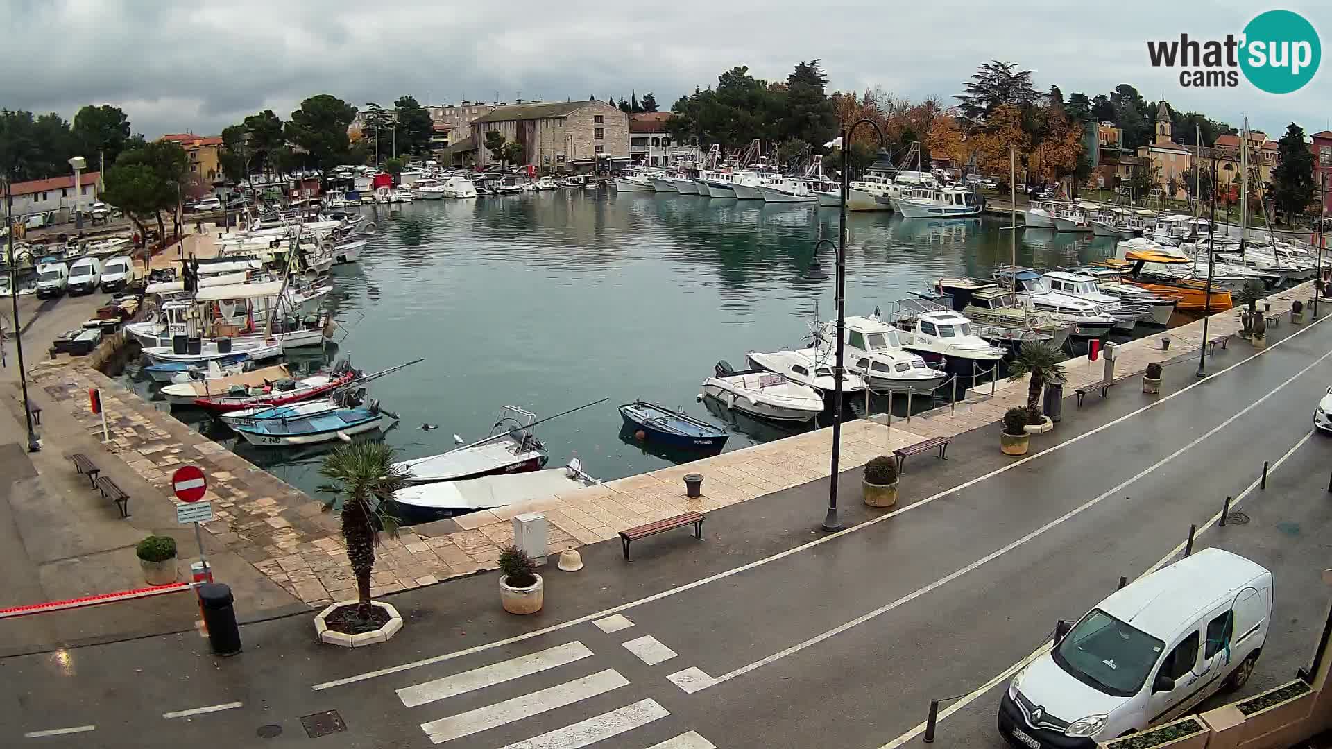 Novigrad webcam Mandrač | Cittanova in Istria – Porto vecchio