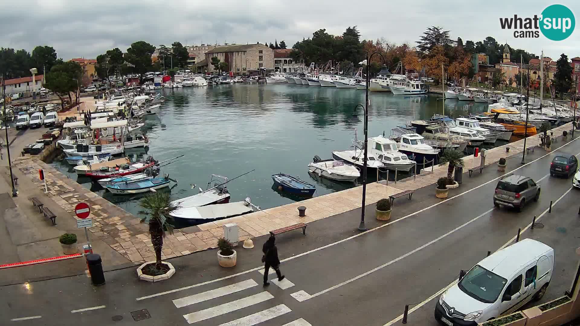 Novigrad webcam Mandrač | alten Hafen – Istrien