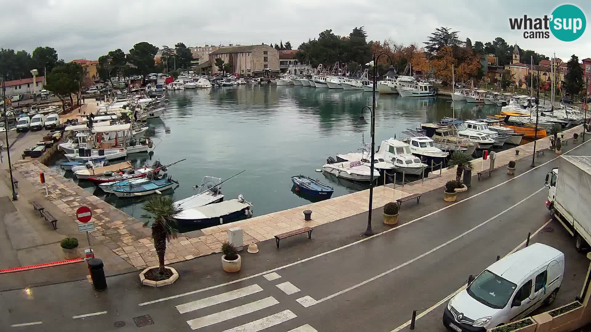 Novigrad webcam Mandrač | alten Hafen – Istrien