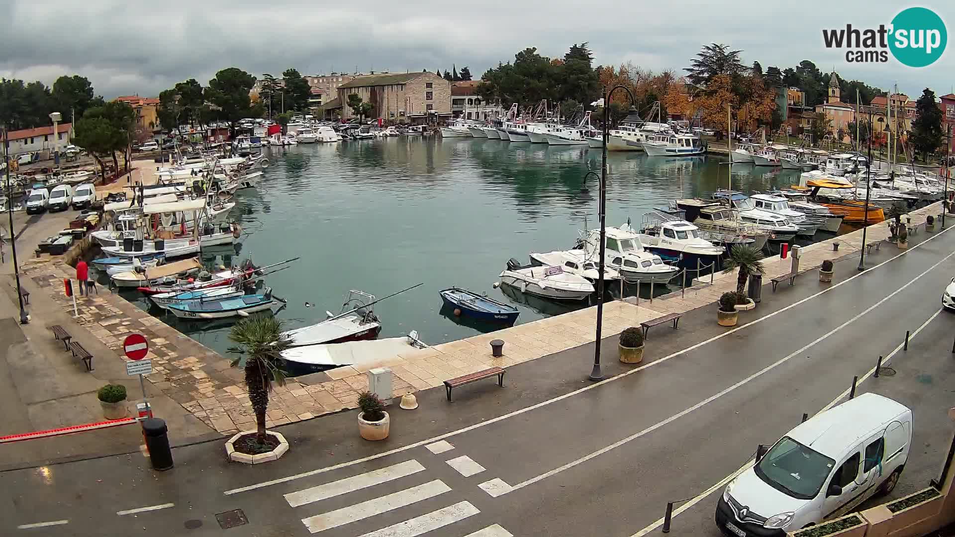 Novigrad webcam Mandrač | alten Hafen – Istrien