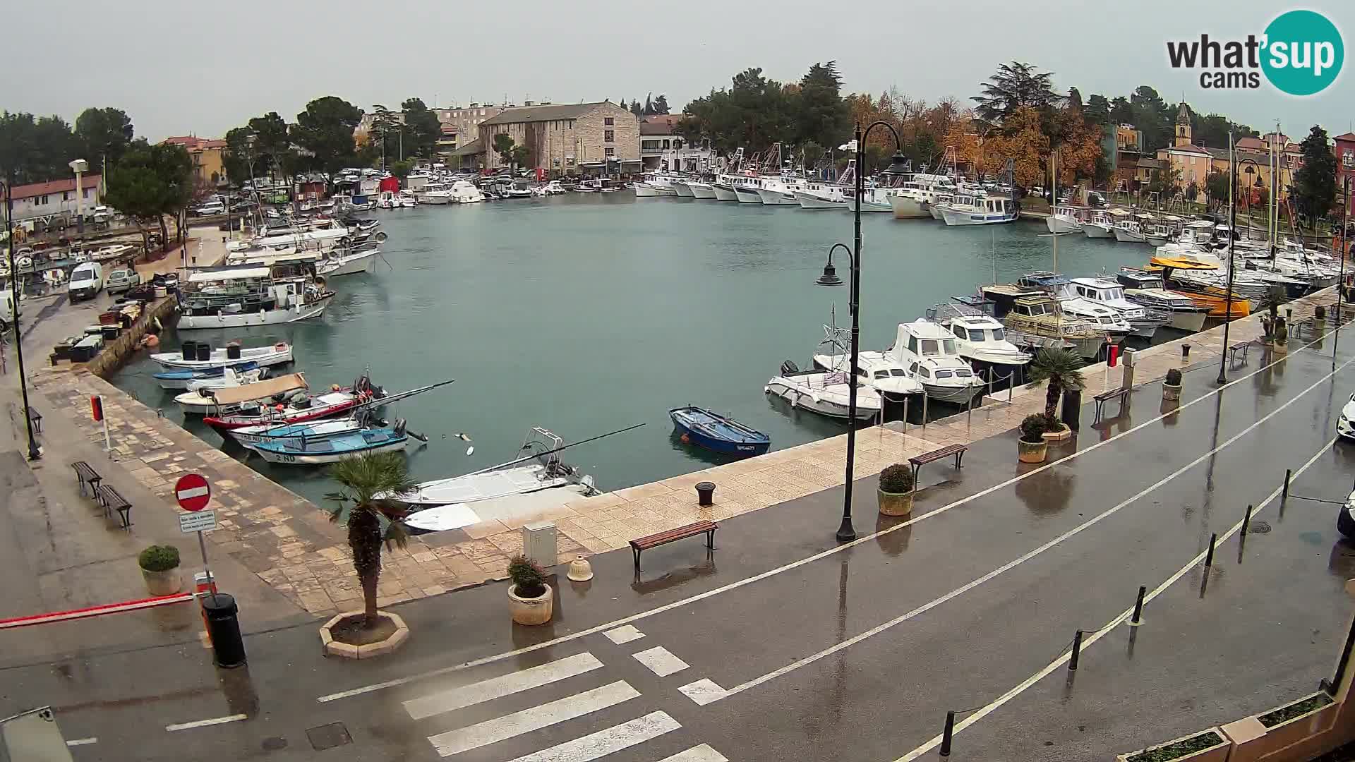 Novigrad webcam Mandrač | alten Hafen – Istrien