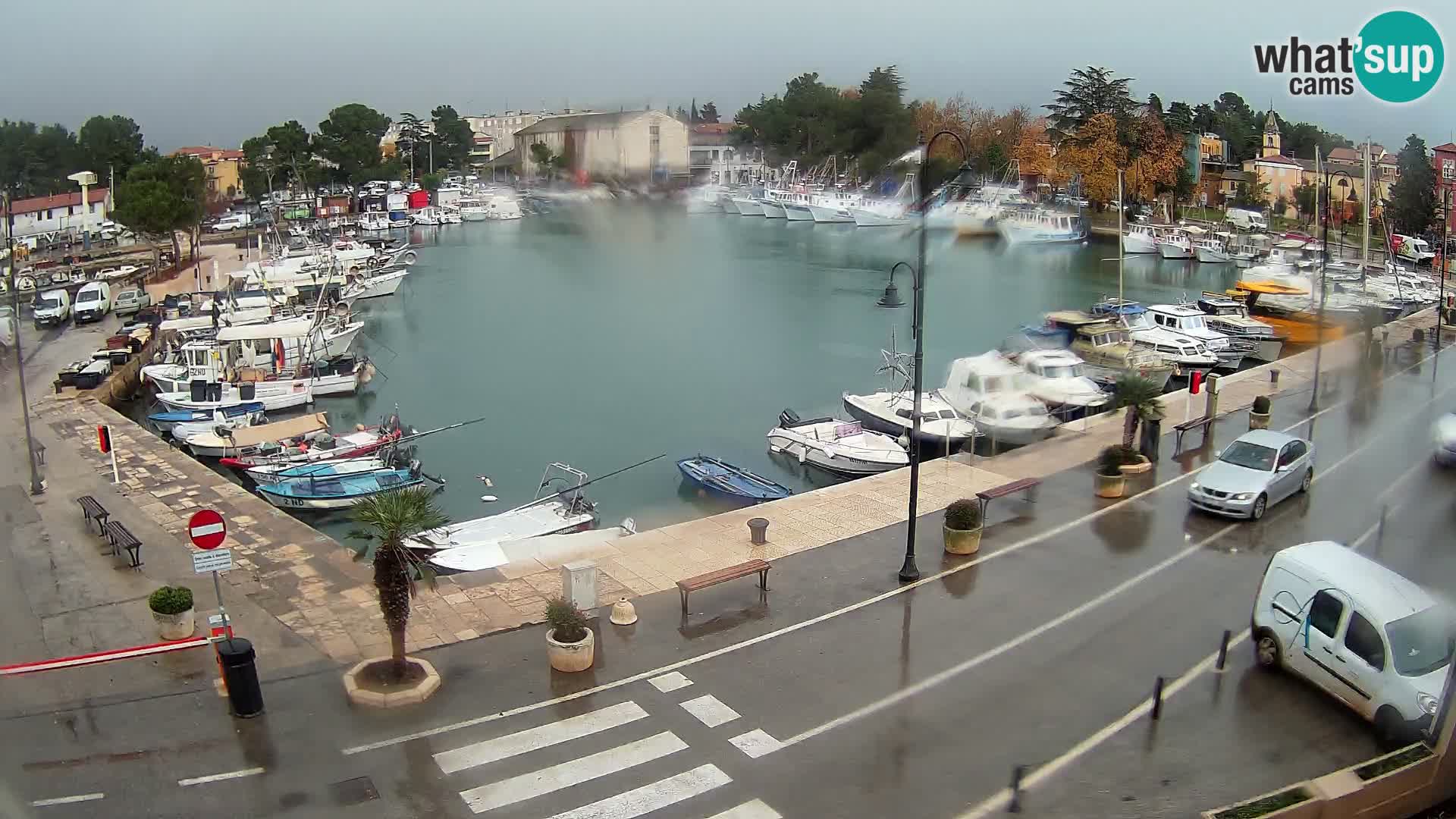 Novigrad webcam Mandrač | alten Hafen – Istrien