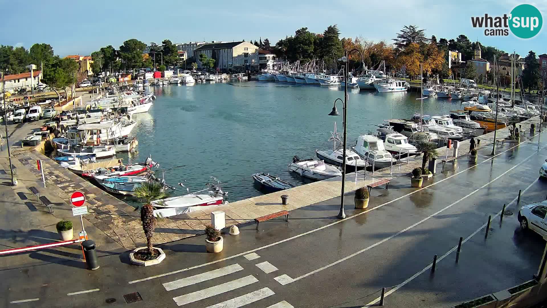 Novigrad webcam Mandrač | alten Hafen – Istrien