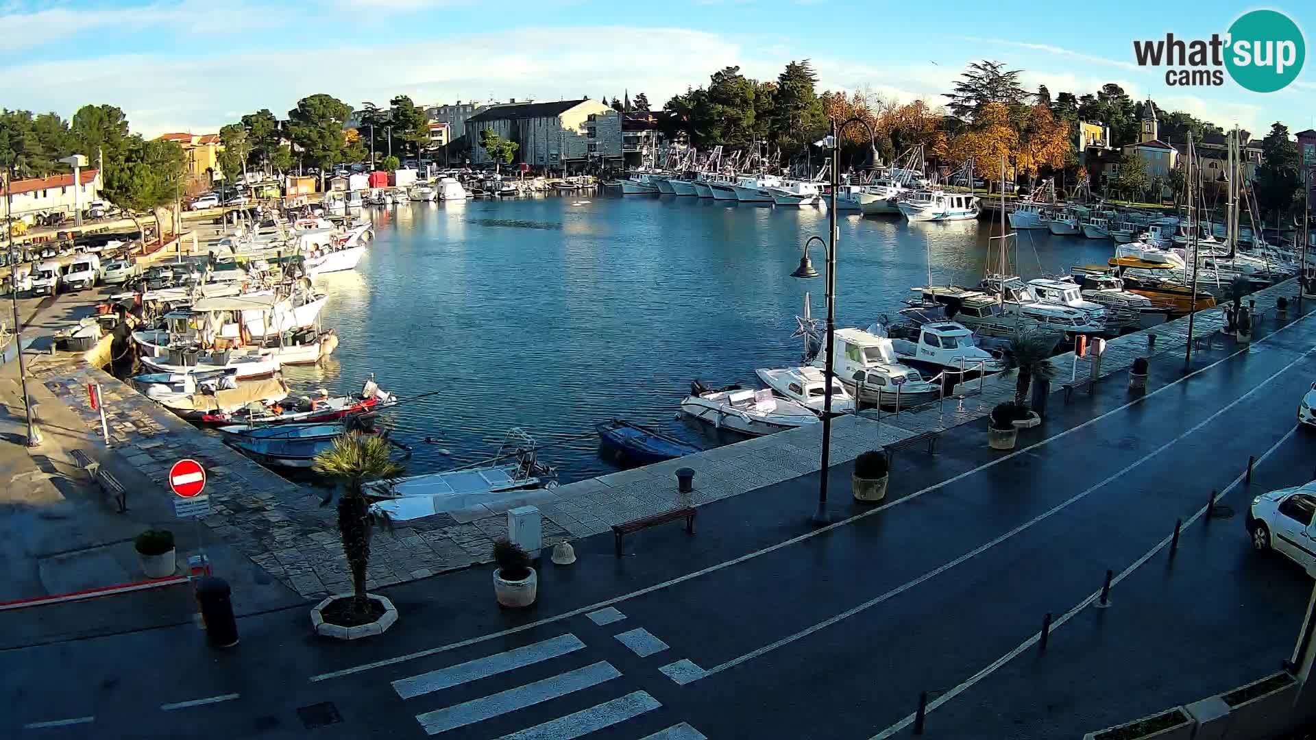 Novigrad webcam Mandrač | alten Hafen – Istrien