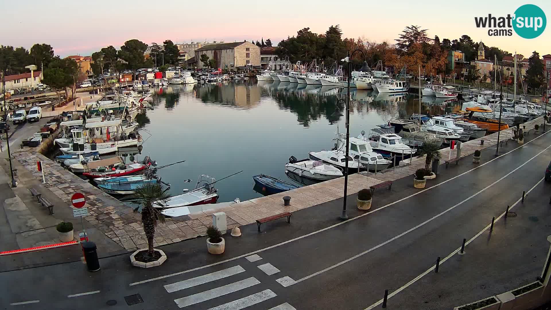 Novigrad webcam Mandrač | Cittanova in Istria – Porto vecchio