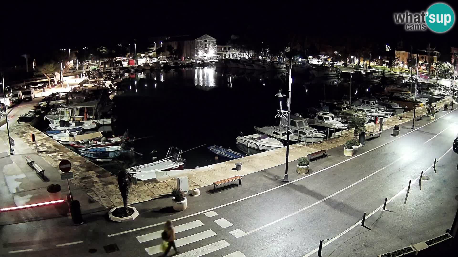 Novigrad webcam Mandrač | alten Hafen – Istrien